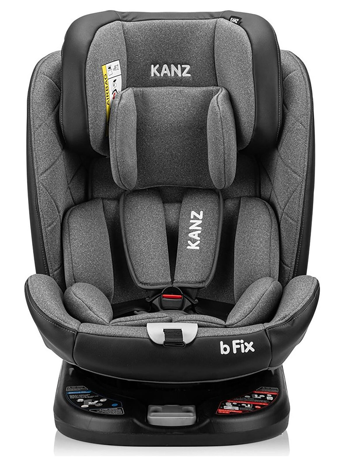 Kanz Kz Bfix Isofixli 0 - 36 kg Oto Koltuğu Gri