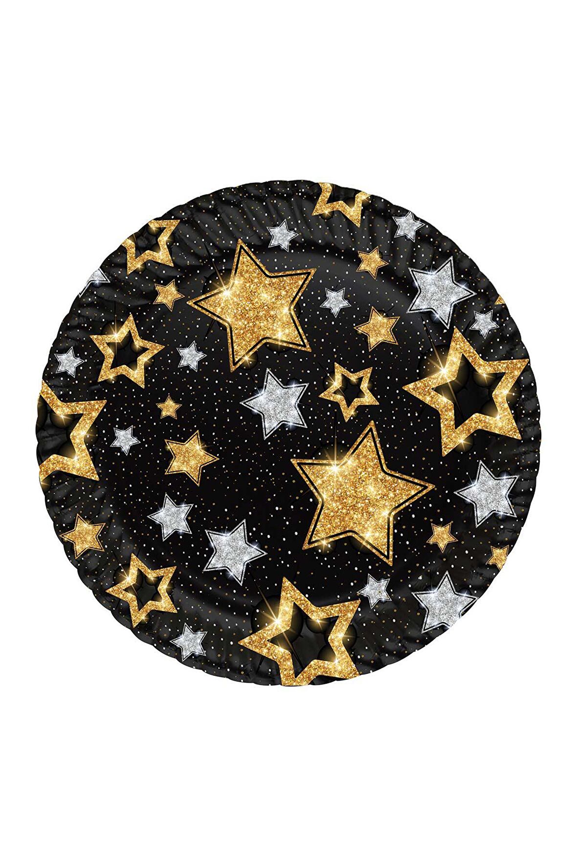 YILDIZLAR SİYAH TABAK 8'Lİ