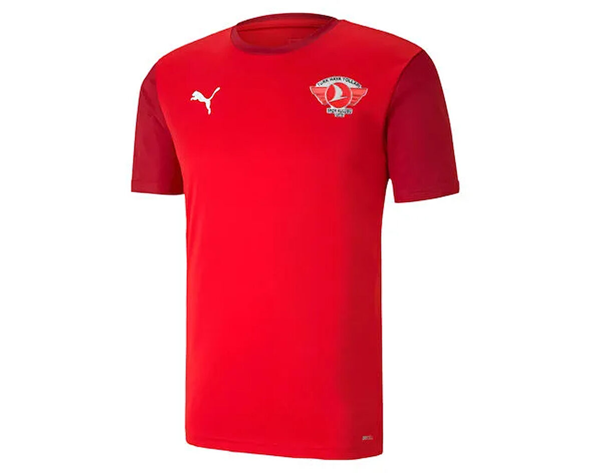 Puma Turk Hava Yolları Tısort Türk Hava Yolları Erkek Futbol Antrenman Tişörtü THY-65648401 Kırmızı