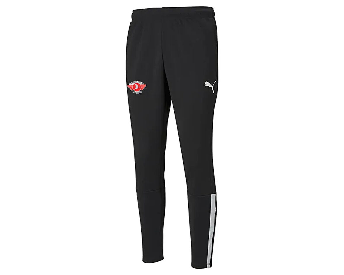 Puma Turk Hava Yolları Pantolon Türk Hava Yolları Erkek Futbol Antrenman Eşofman Altı THY-65724203 Siyah