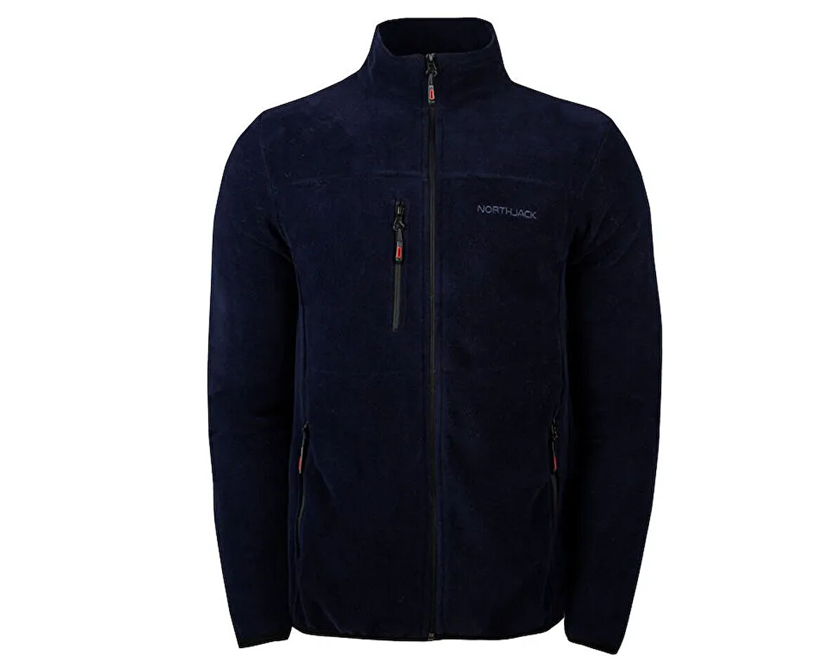 Northjack Himalaya Laci Polar Ceket Erkek Günlük Polar Ceket NJ2001-401 Lacivert