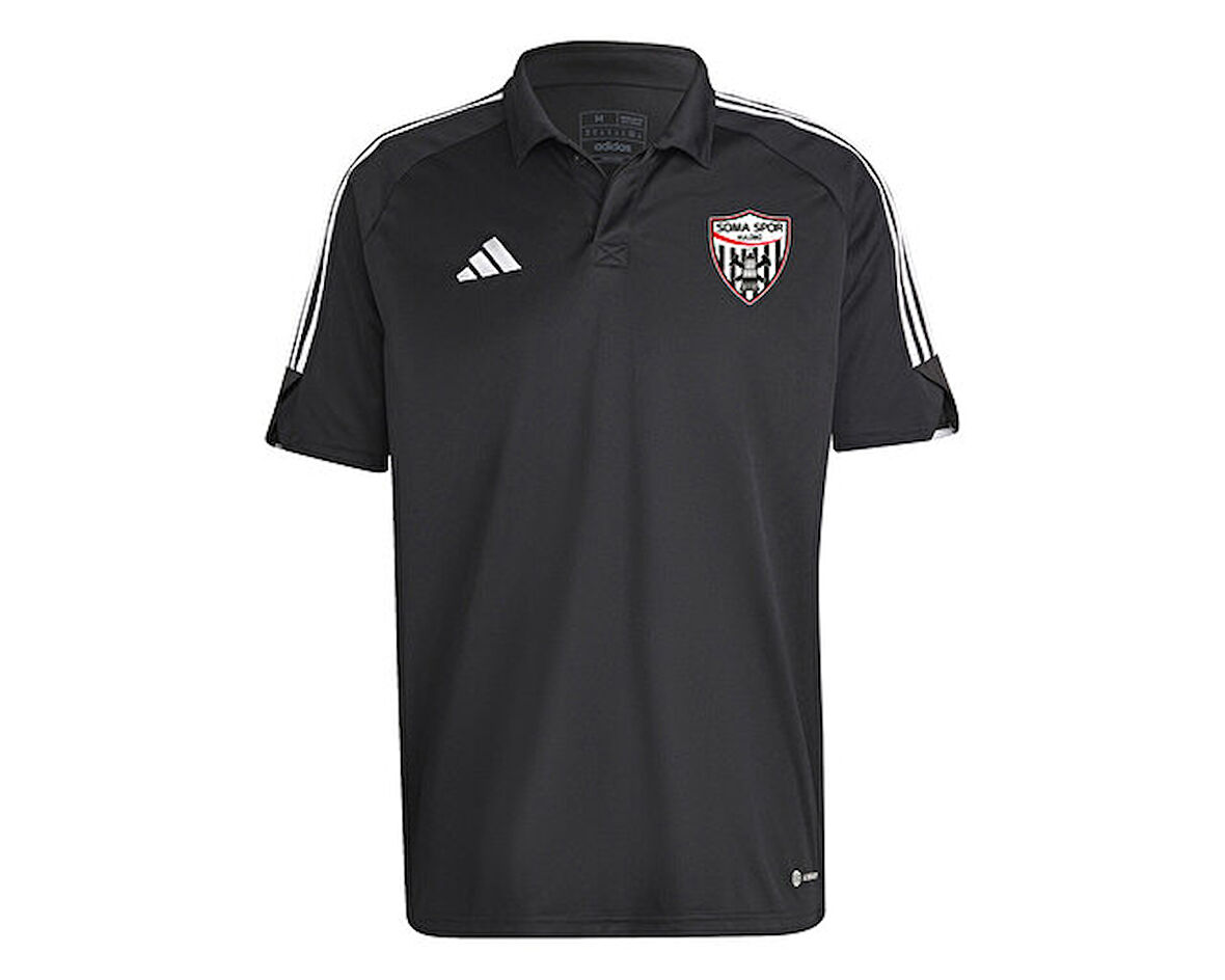 adidas Somaspor Tiro23 L Polo Somaspor Erkek Futbol Tişörtü SOM-HS3578 Siyah