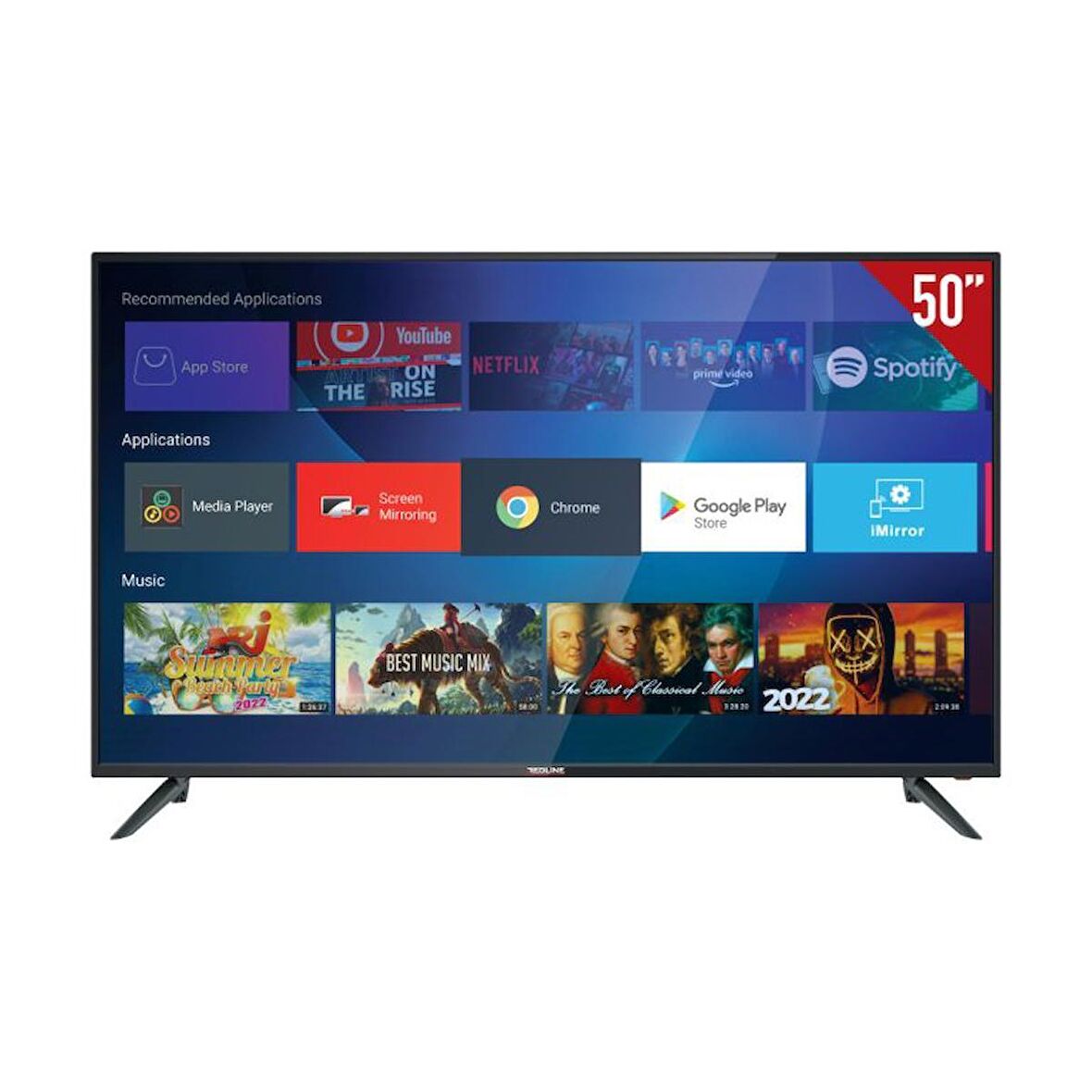 Redline 4K Ultra HD 50" Android TV DLED TV
