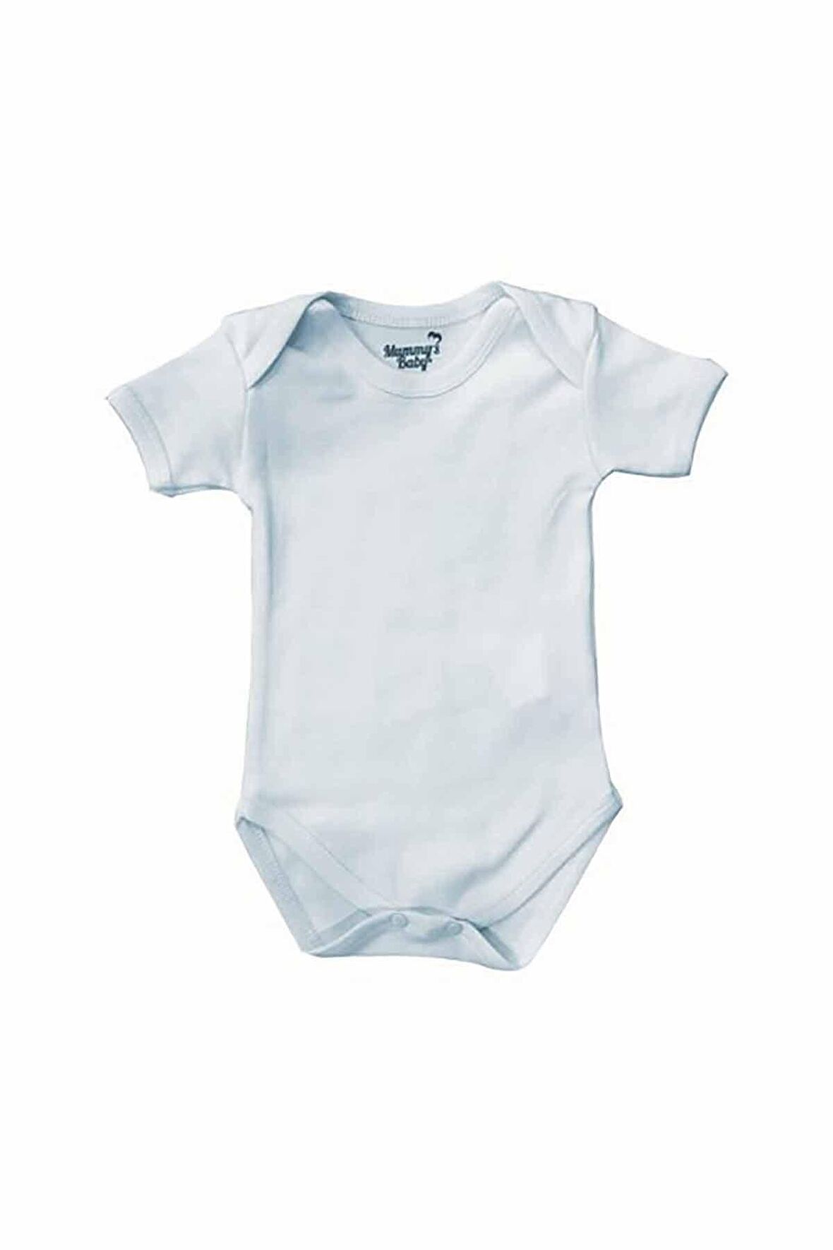 Mummy's Baby Kısa Kollu Çıtçıtlı Body Mavi