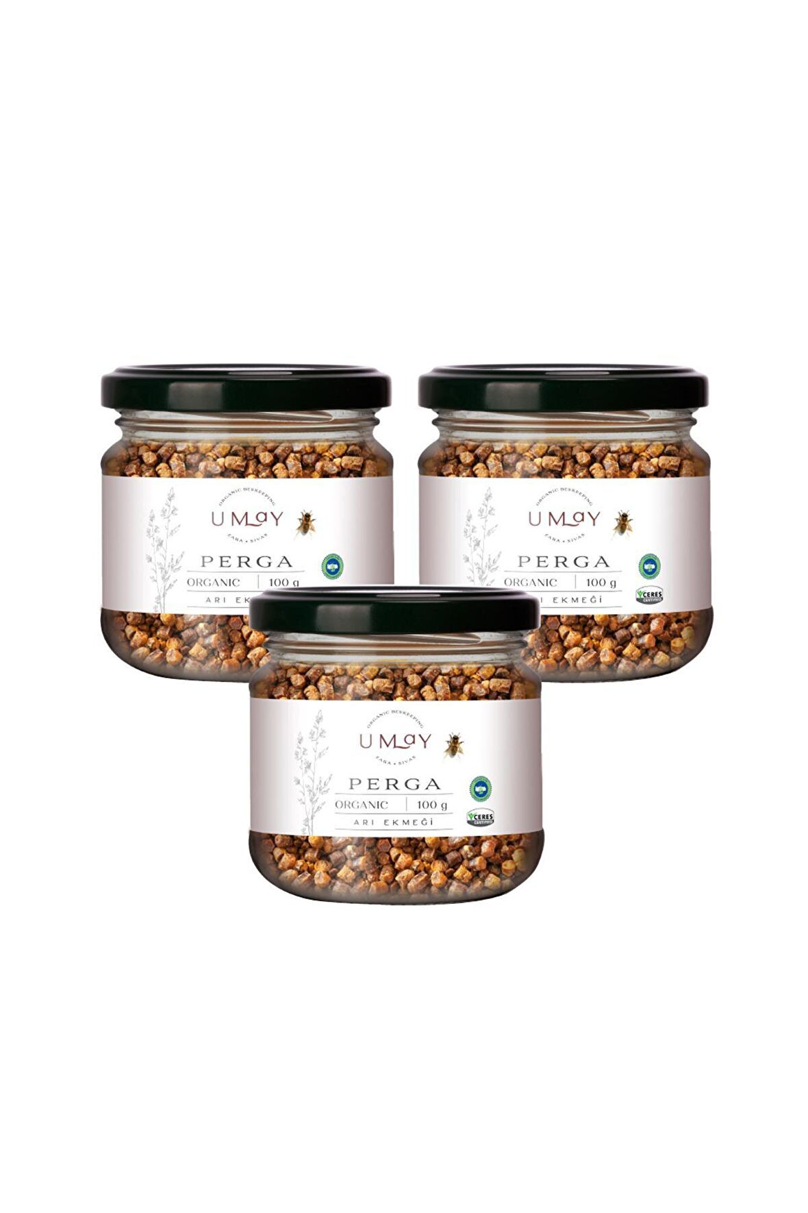 Umay Herbal Organik Perga Arı Maması 100 gr x 3