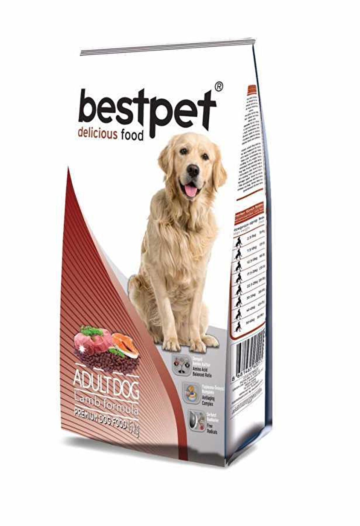 Bestpet Kuzu Etli Yetişkin Köpek Maması 15 Kg