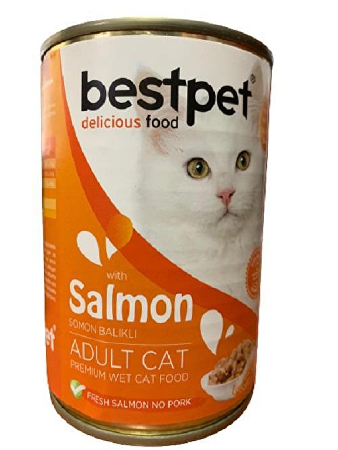 Bestpet Somonlu Parça Etli ve Jöleli Kedi Konservesi 400 Gr