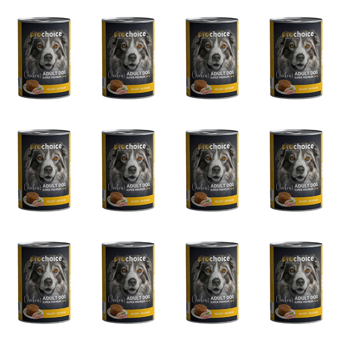 Prochoice Tavuk Etli Ezme Konserve Köpek Maması 400 Gr (12 Adet)