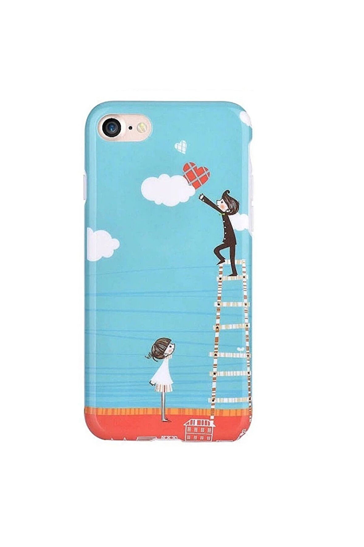 Kopya - Iphone 7, Iphone 8 Için Lotus Tpu Silikon Kılıf