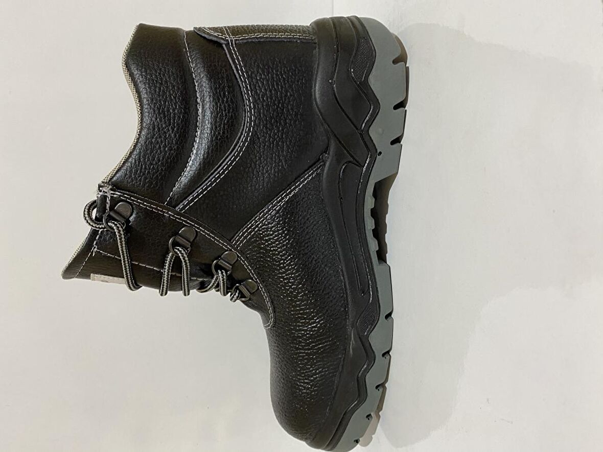 Mekap Yuvarlak Burun Orta Topuk Bağcıklı Gore Tex Outdoor Kahverengi Klasik Bot Deri