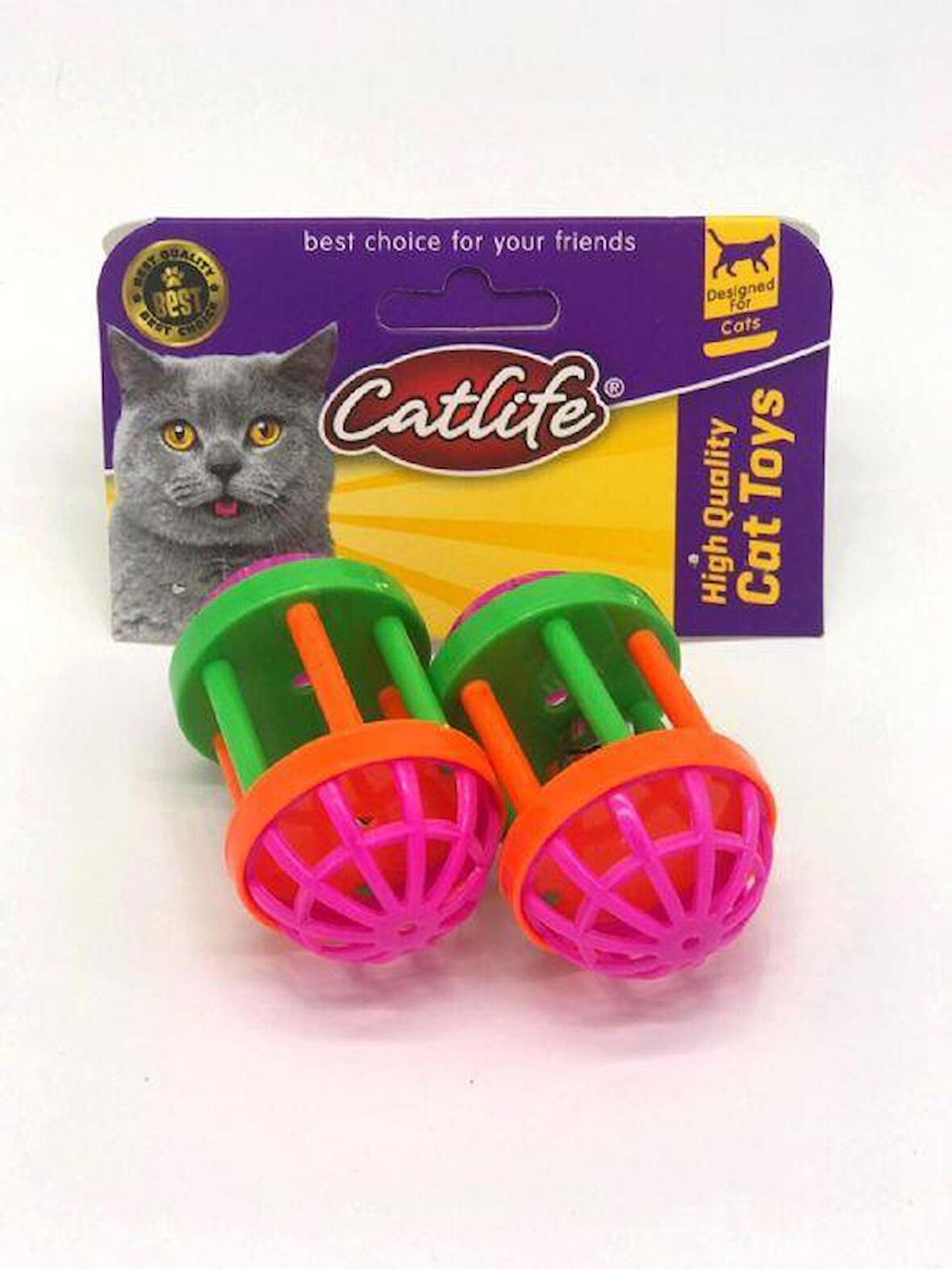 Catlife Zilli Kedi Oyuncağı 2 Li