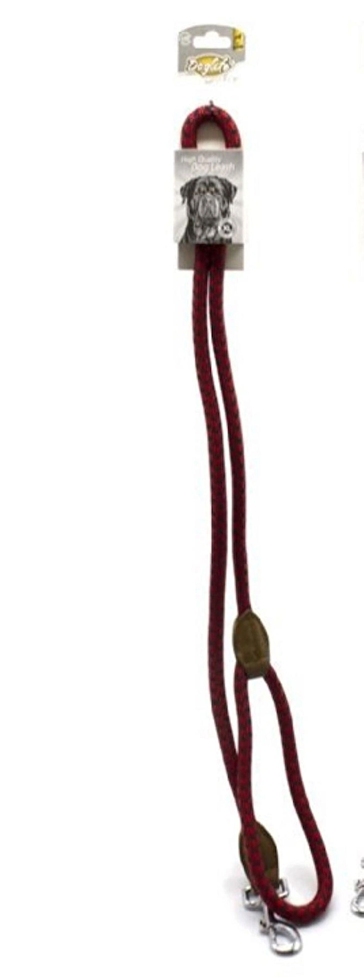 Doglife XL Fitil KIRMIZI Gezdirme Kayışı 12 mm x 120 cm