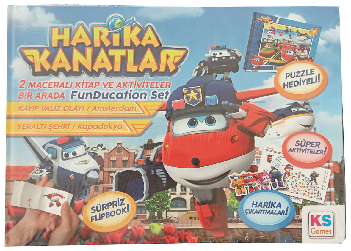 Harika Kanatlar Oyun Kitabı 2 Farklı Oyun 50 Parça Puzzle Hediyeli