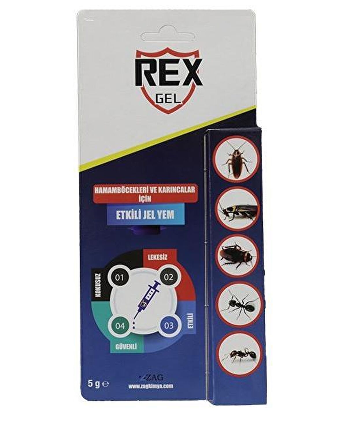 Rex Gel Hamamböceği Jeli Yemi 5 Gr