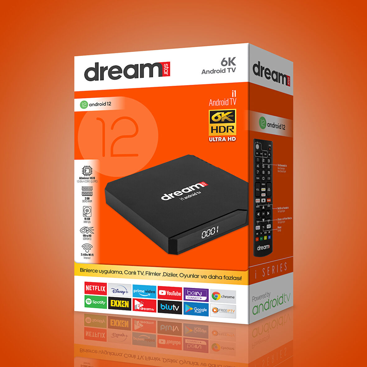 Dreamstar i1 16 GB 4K Android TV Box