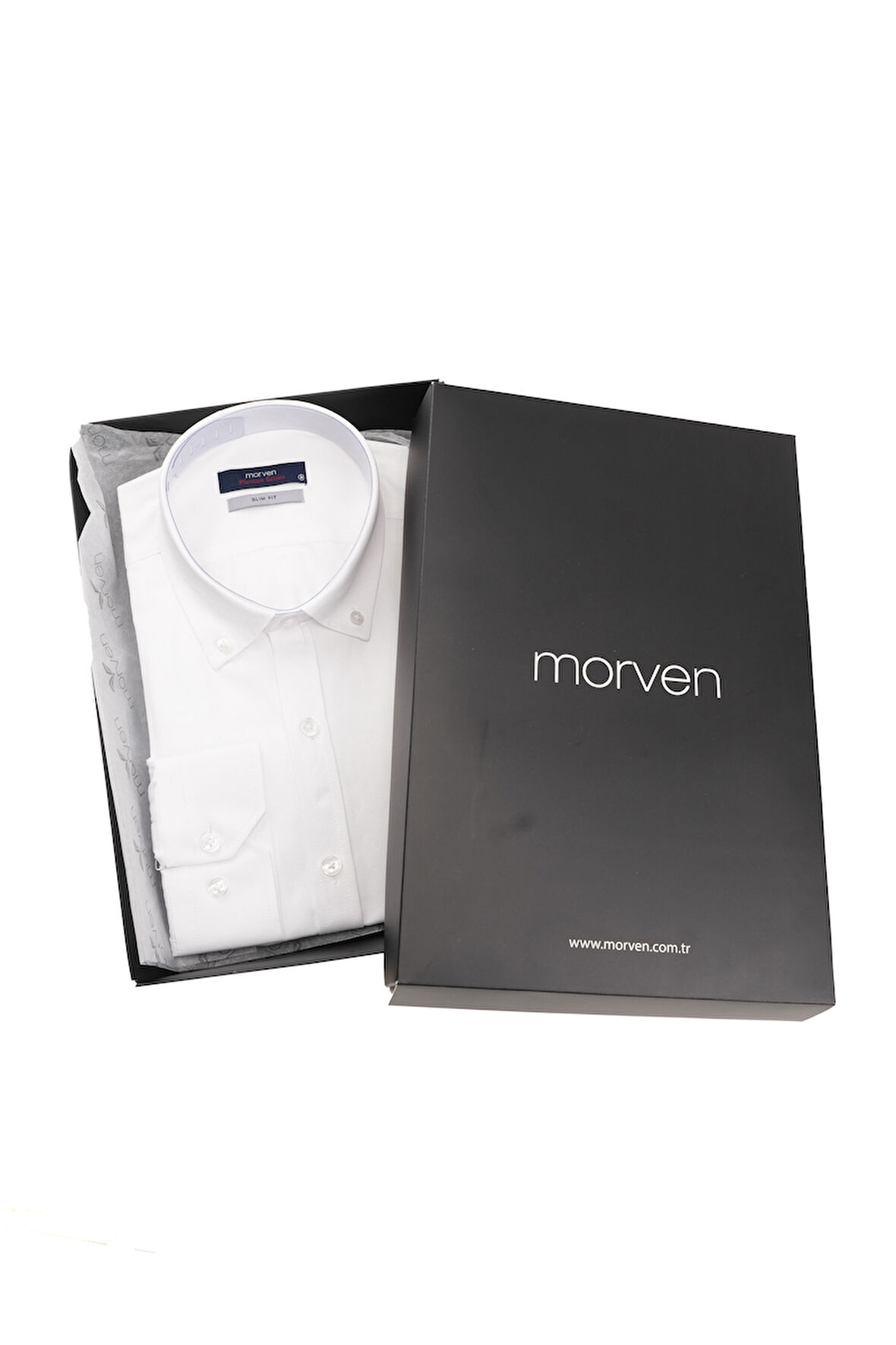 Slim Fit Düğmeli Yaka Oxford Kolay Ütülenebilir Pamuklu HEDİYE KUTULU Uzun Kollu Gömlek