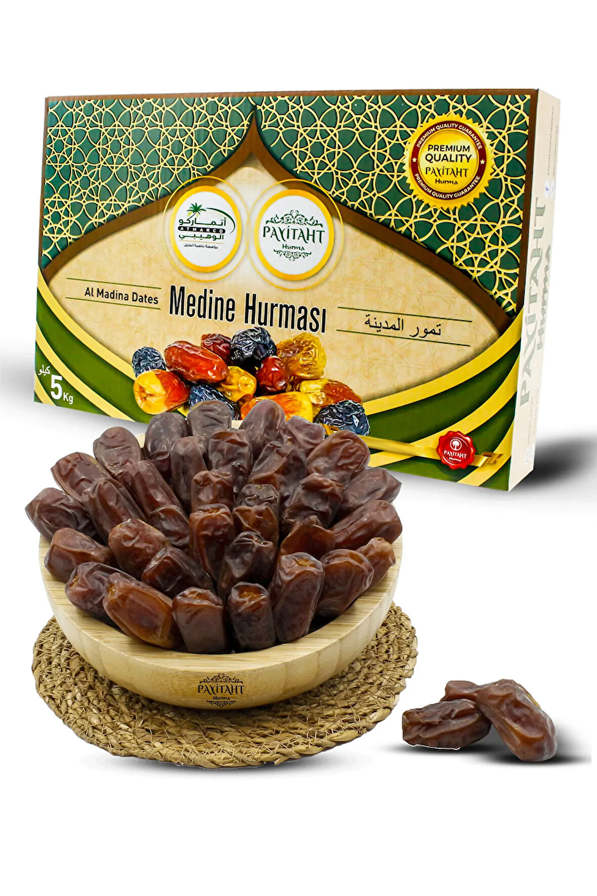 Hudri Lüks Medine Hurması 5kg Yeni Mahsul Potasyum Zengini Kan Yapıcı Etli Iri Yapılı Hudri Lüks
