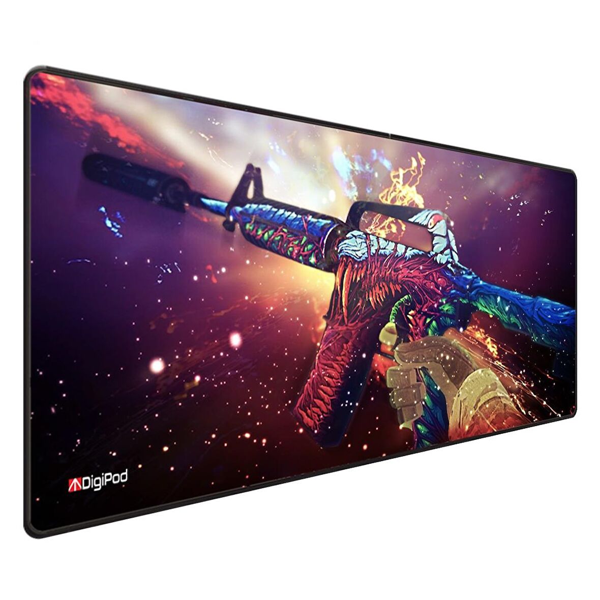 Digipod Gaming Mousepad Oyuncu Mouse pad 90X40 XXL Büyük Oyuncu Mouse Pad Kaymaz Taban  4mm Kalınlık