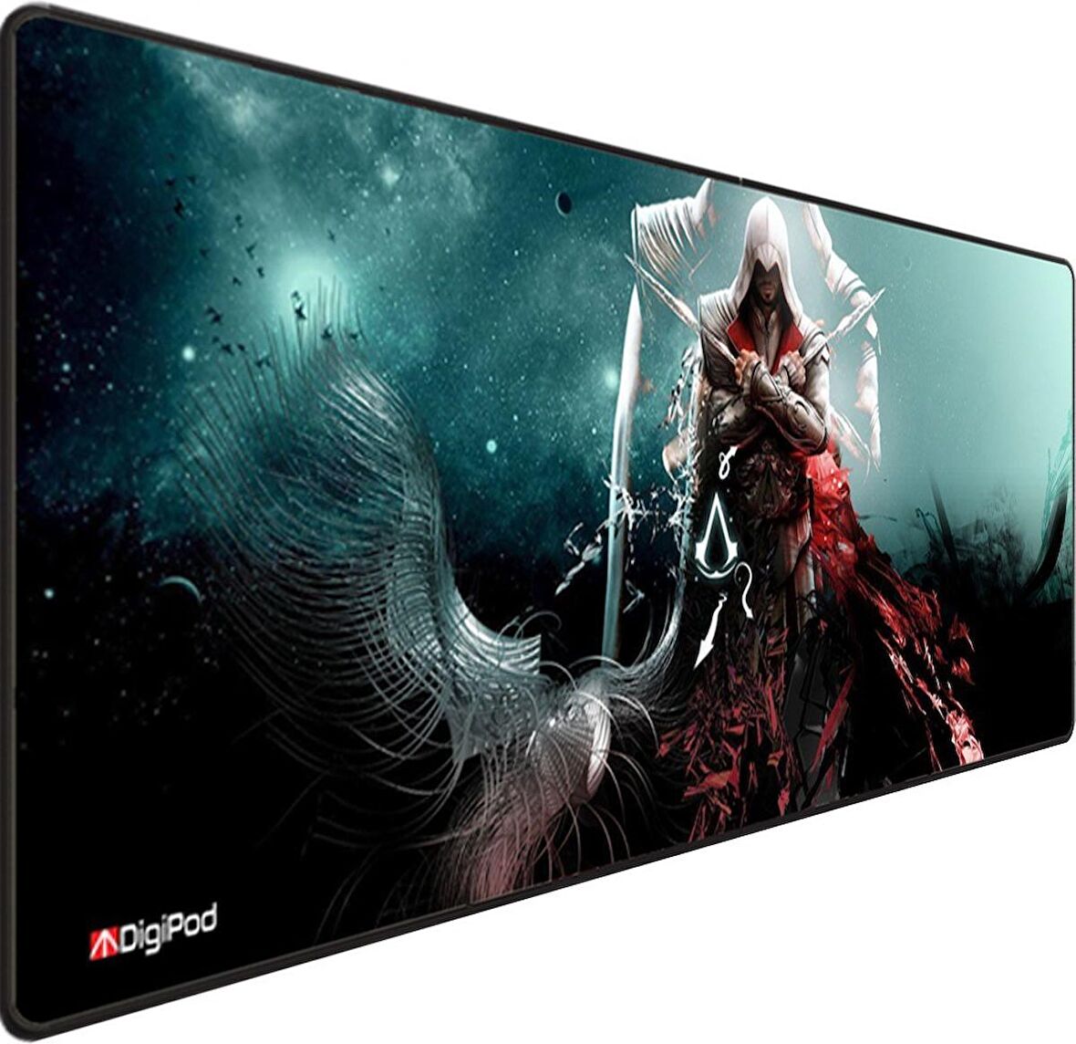  Digipod Gaming Mousepad Oyuncu Mouse pad 90X40 XXL Büyük Oyuncu Mousepad Kaymaz Taban 4mm Kalınlık