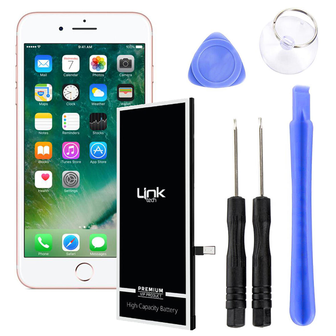 LinkTech iPhone 6 Premium Batarya 2350 mAh + Tamir Seti