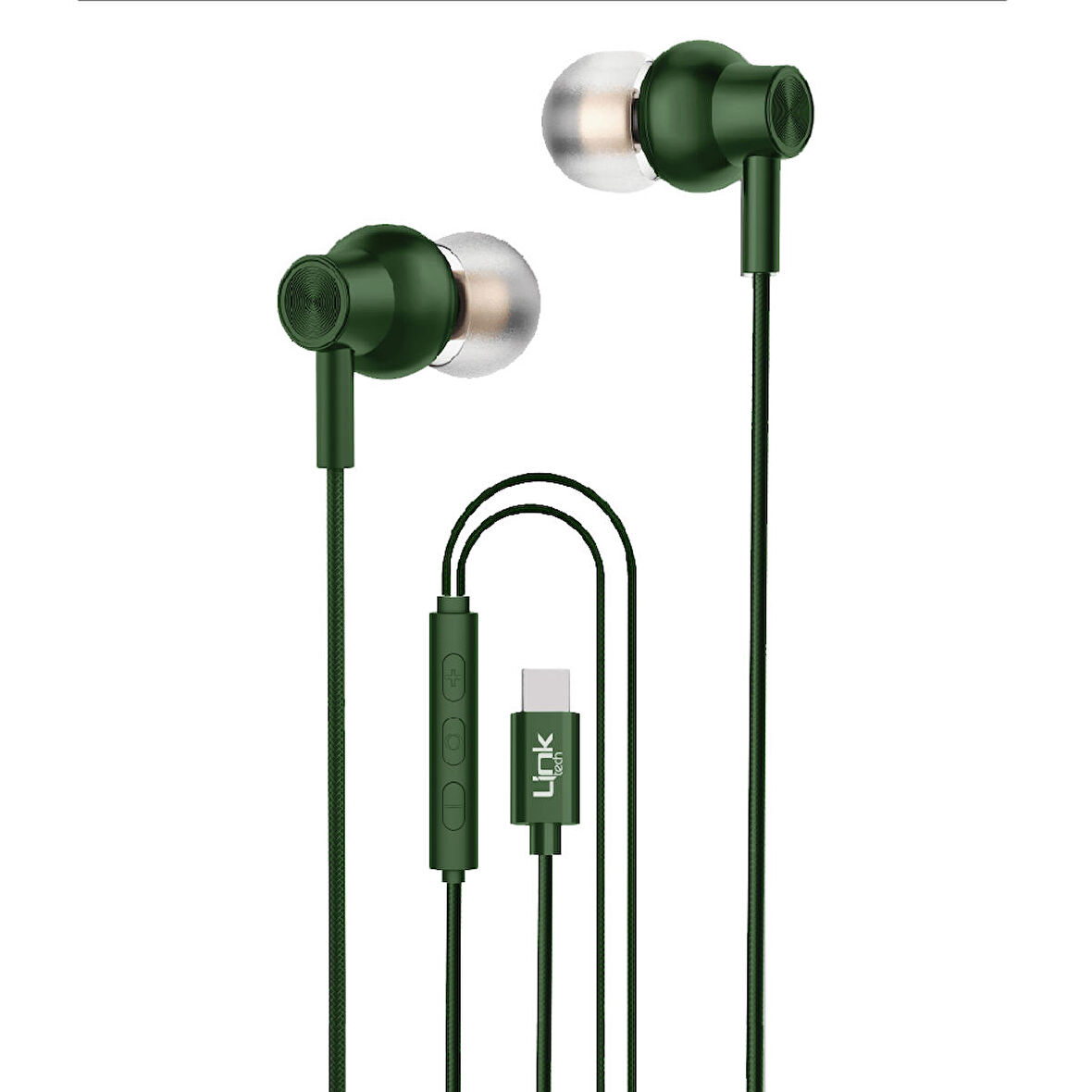 LinkTech H72 Ekstra Bass Type-C Kulak İçi Kablolu Kulaklık