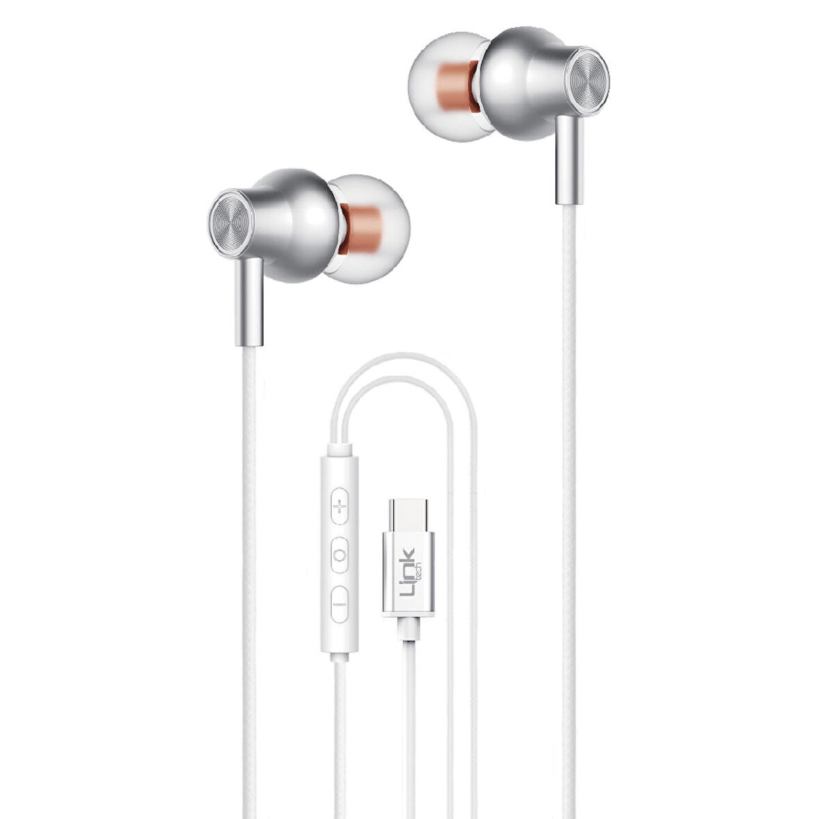 LinkTech H72 Ekstra Bass Type-C Kulak İçi Kablolu Kulaklık