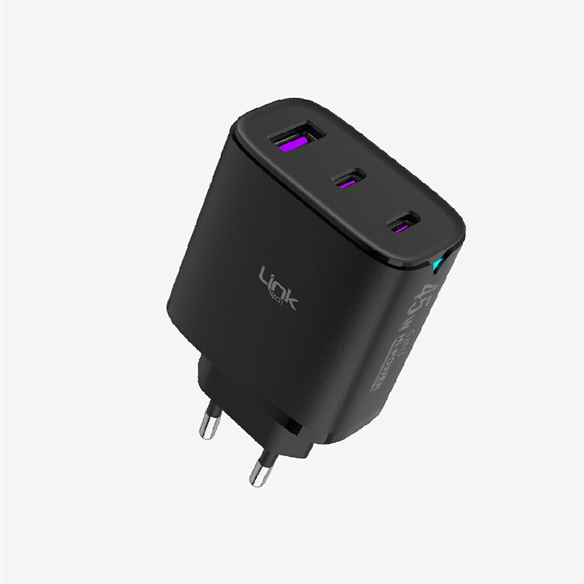 C317 Strong GaN 3 Ports 45W Fast Charger Adapter