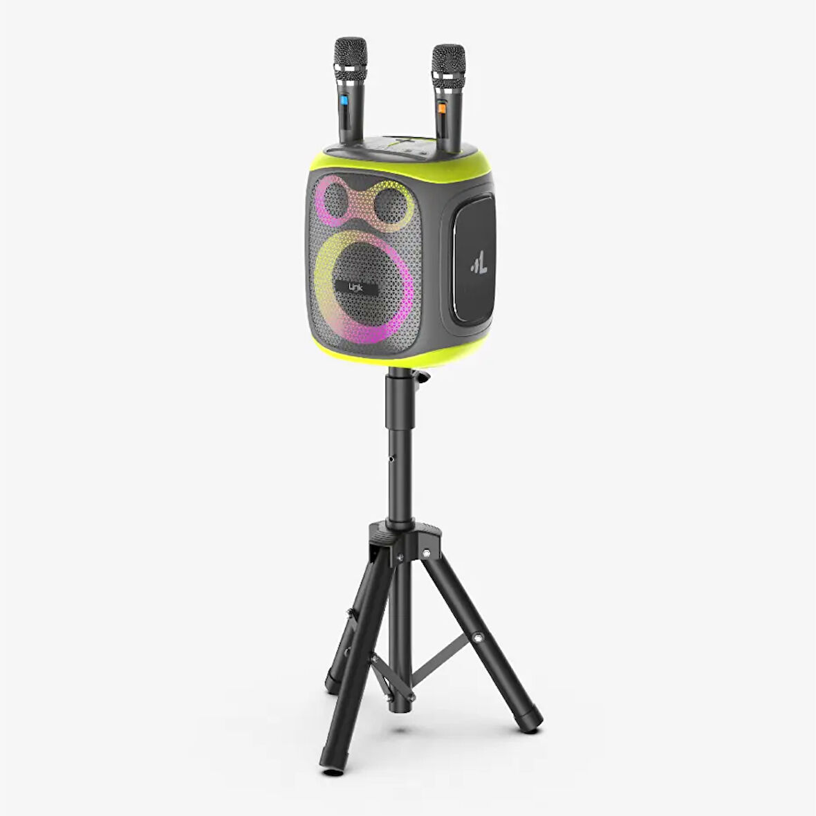 M421 Premium Çift Mikrofonlu 120W Ekstra Bas Bluetooth Hoparlör