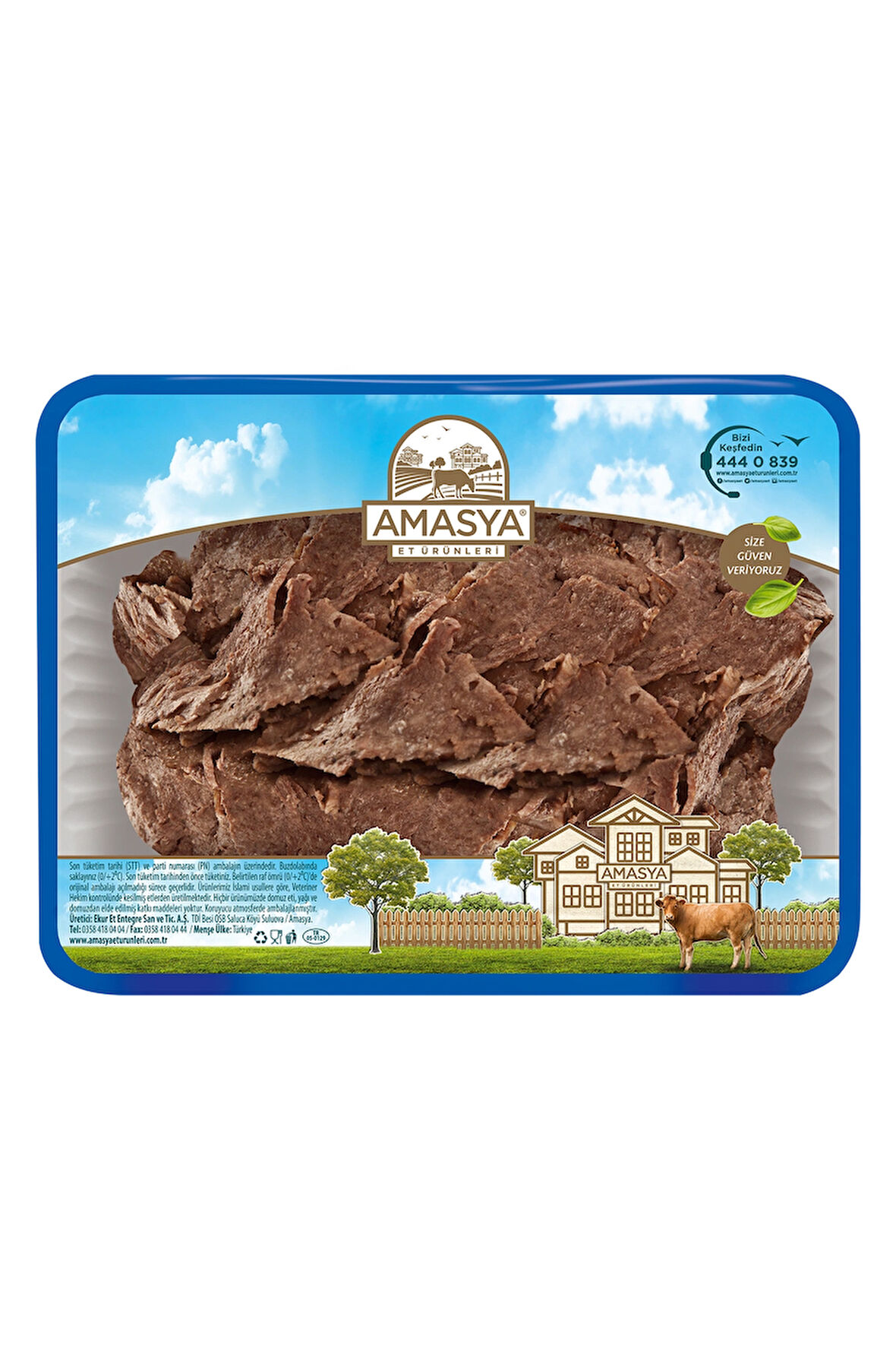 Amasya Et Ürünleri Pişmiş Dana Kıyma Döner 250 g