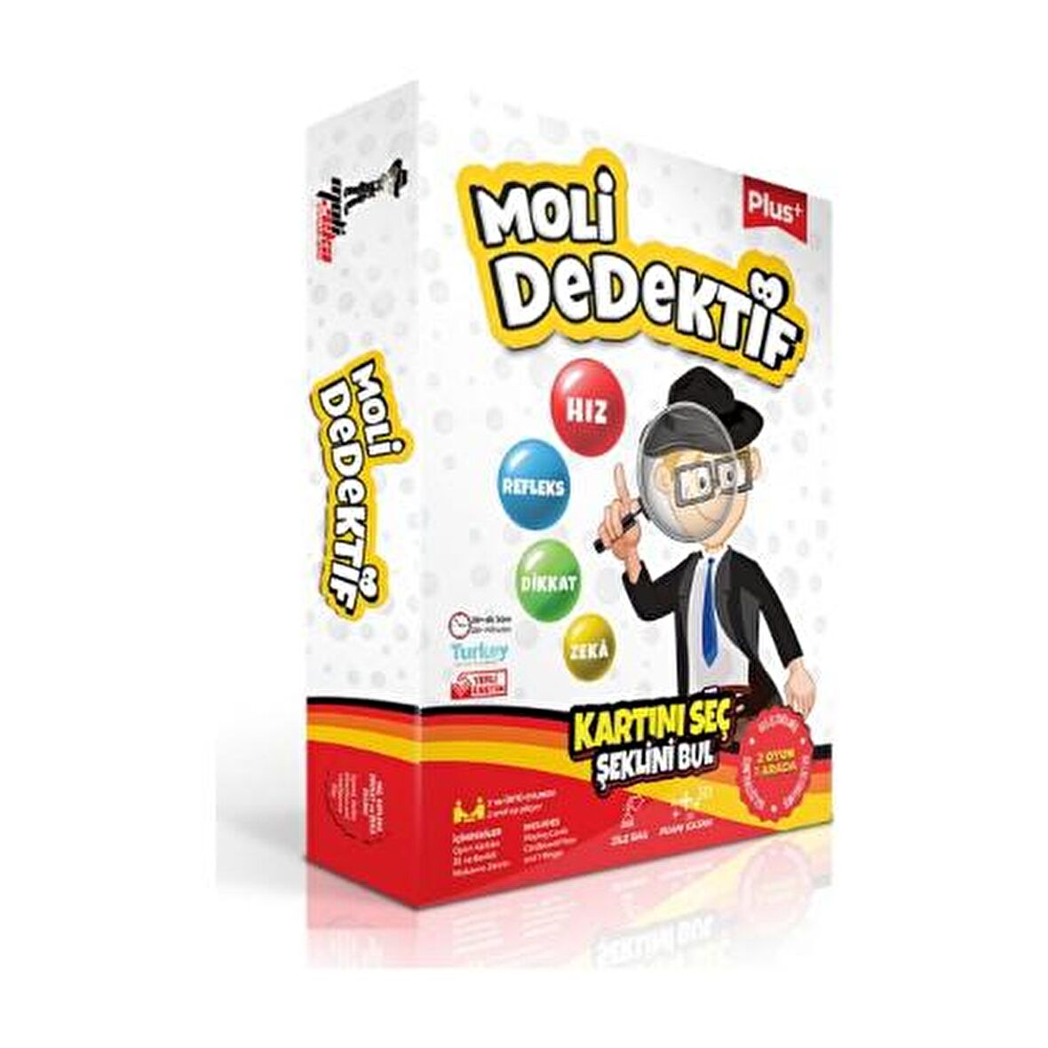 Moli Toys Dedektif Plus 2 Oyun 1 Arada Eğitici Zeka ve Strateji Oyunu