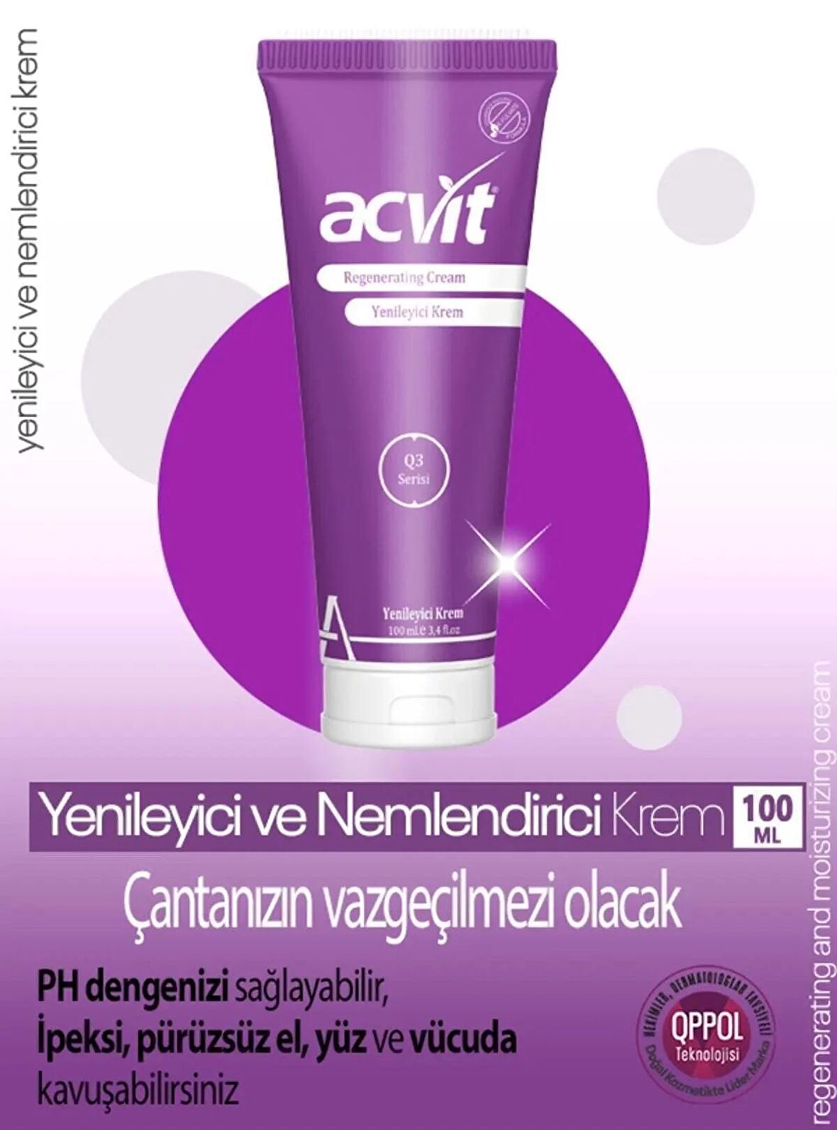 Yenileyici ve Nemlendirici Bakım Kremi 100 ml