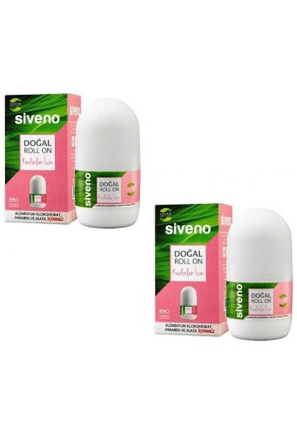 Siveno %100 Doğal 2'li Kadın Roll-On Seti 50 ml