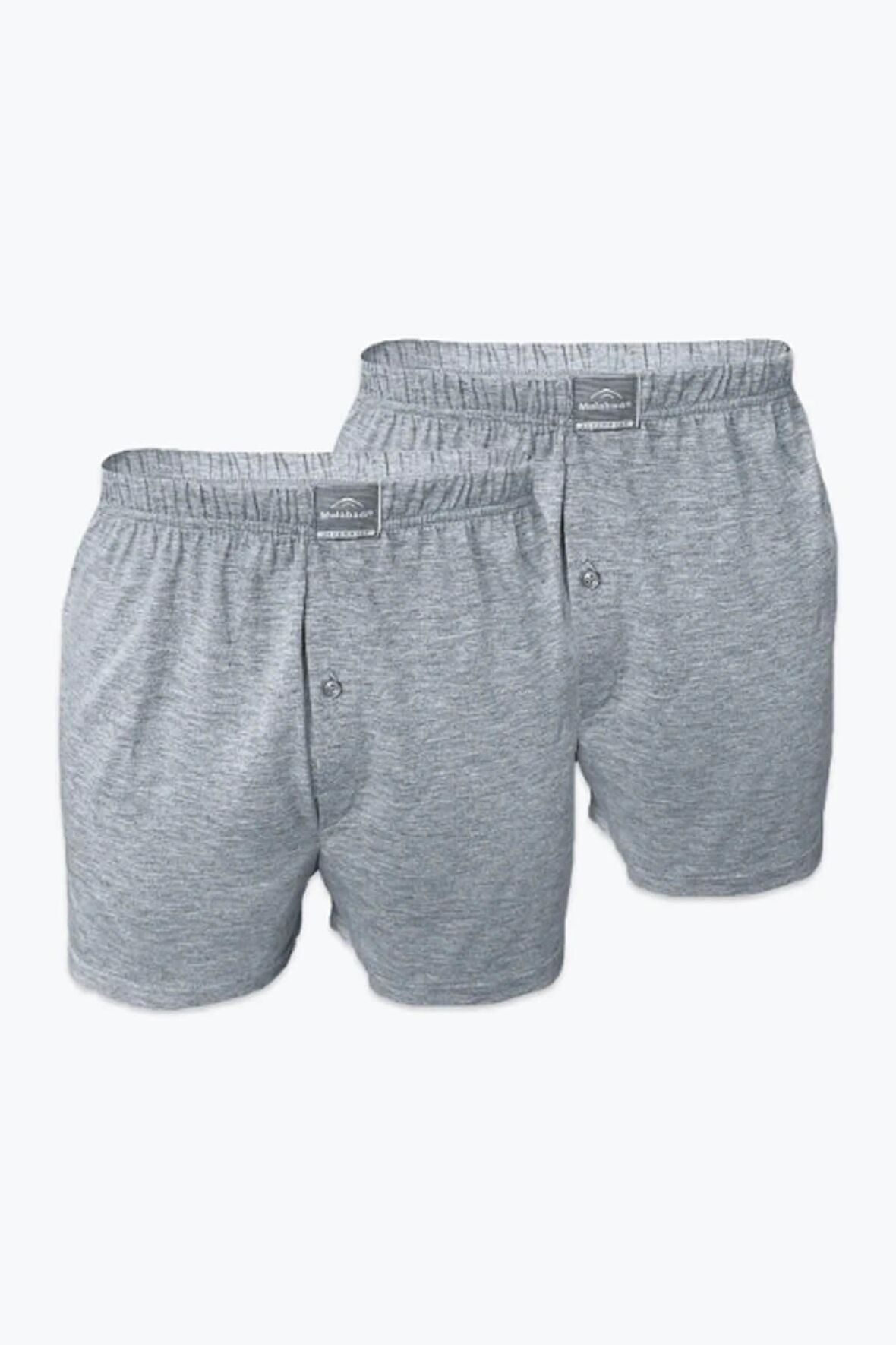 Malabadi 024 2'Li Paket Erkek Geniş Kalıp %100 Pamuk Boxer