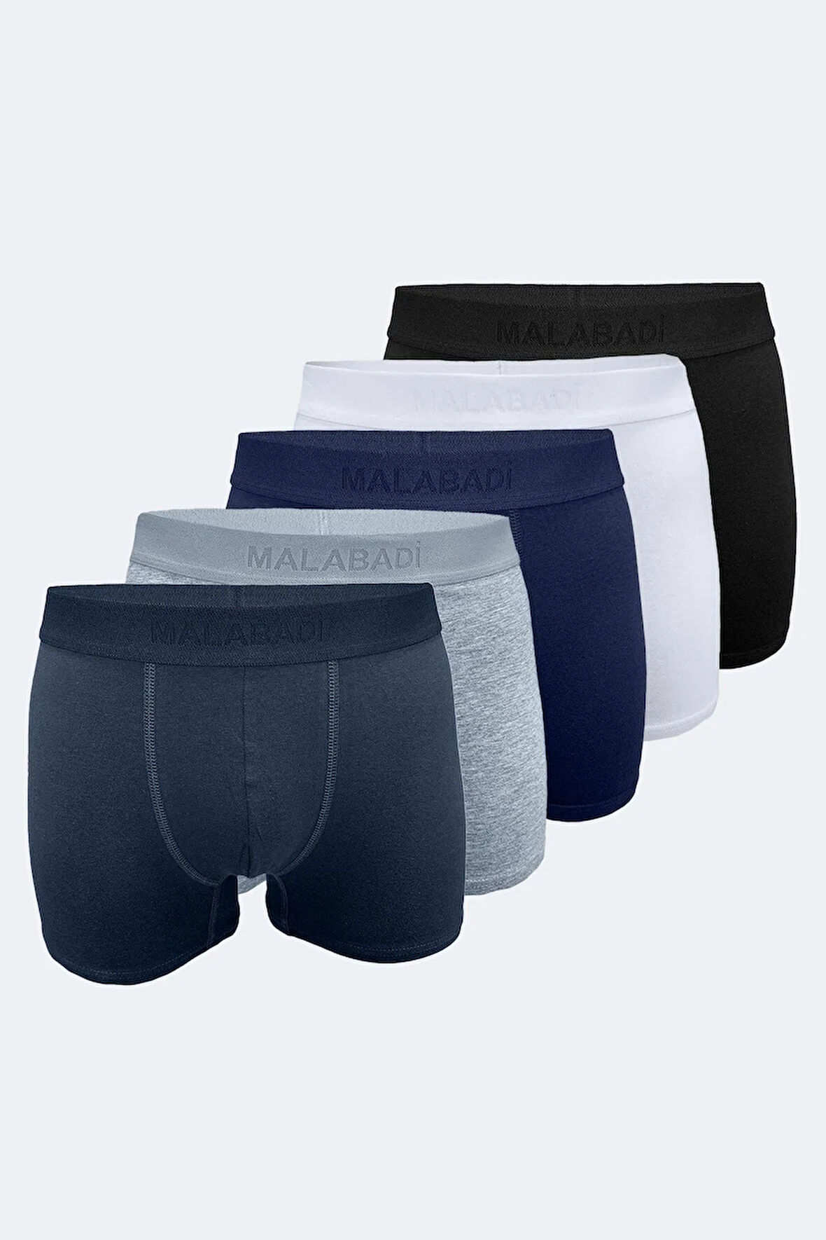 Erkek Siyah 5 Li Paket Milan Modal Boxer Mb14