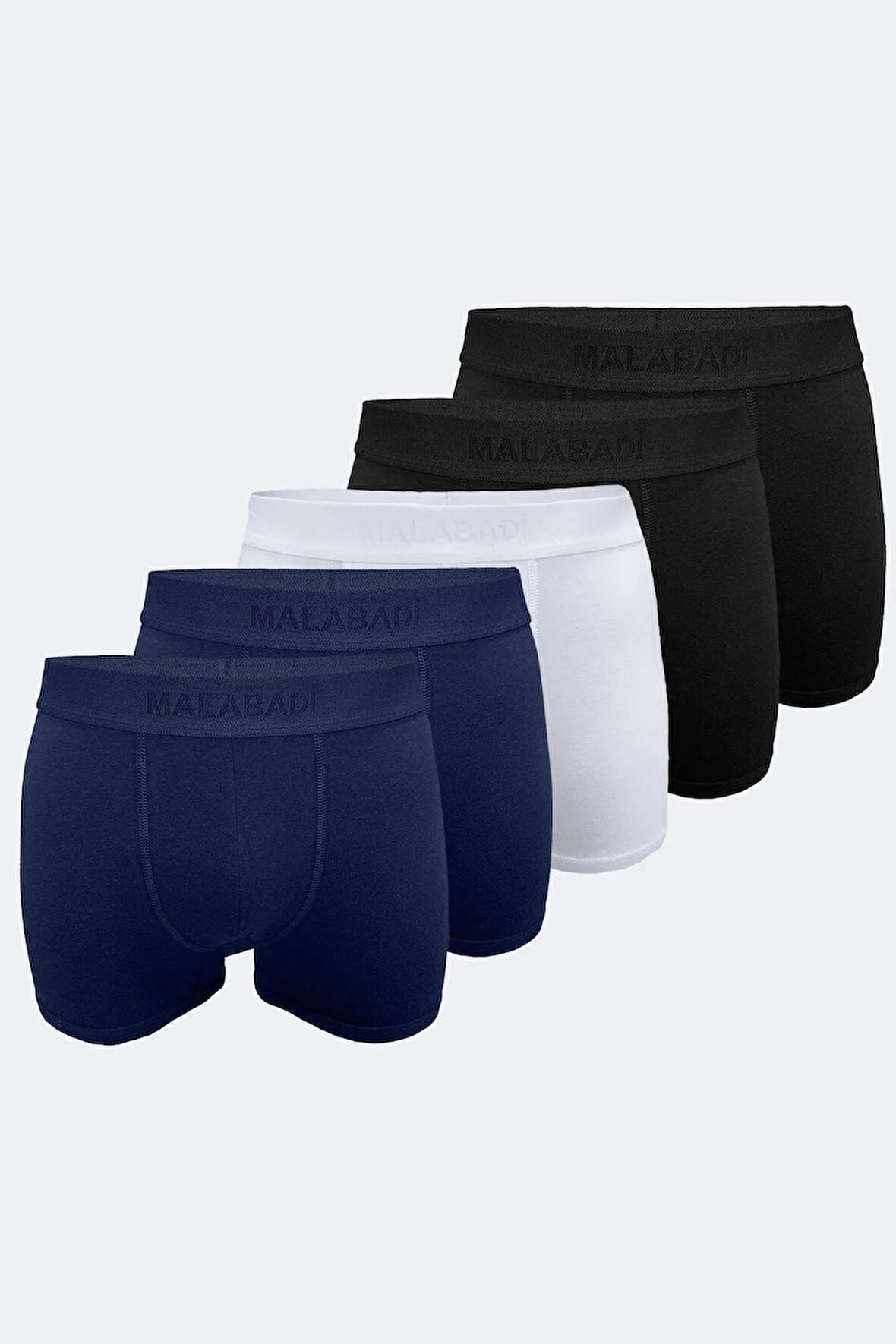 Erkek Siyah 5 Li Paket Milan Modal Boxer Mb14