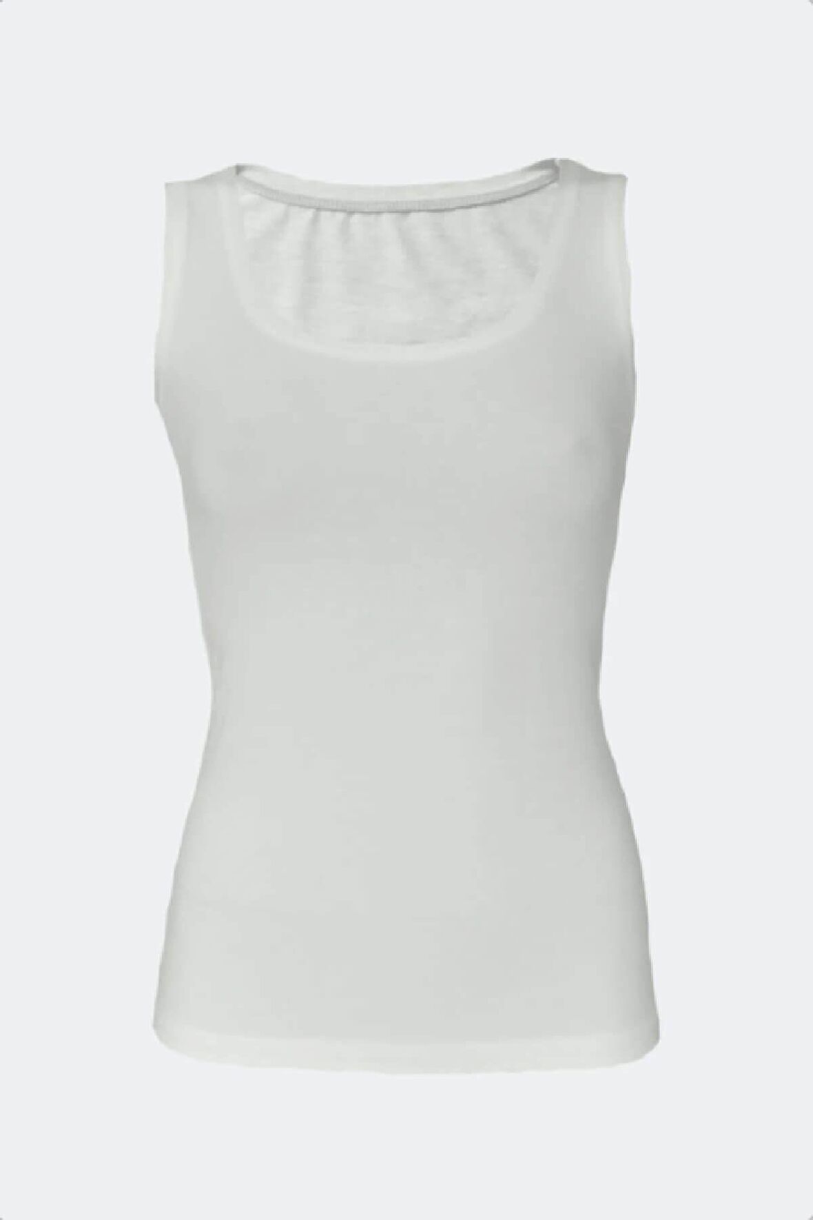 Malabadi 1037 Kadın Modal Açık yaka Kalın Askılı Sırtı Kapalı Atlet