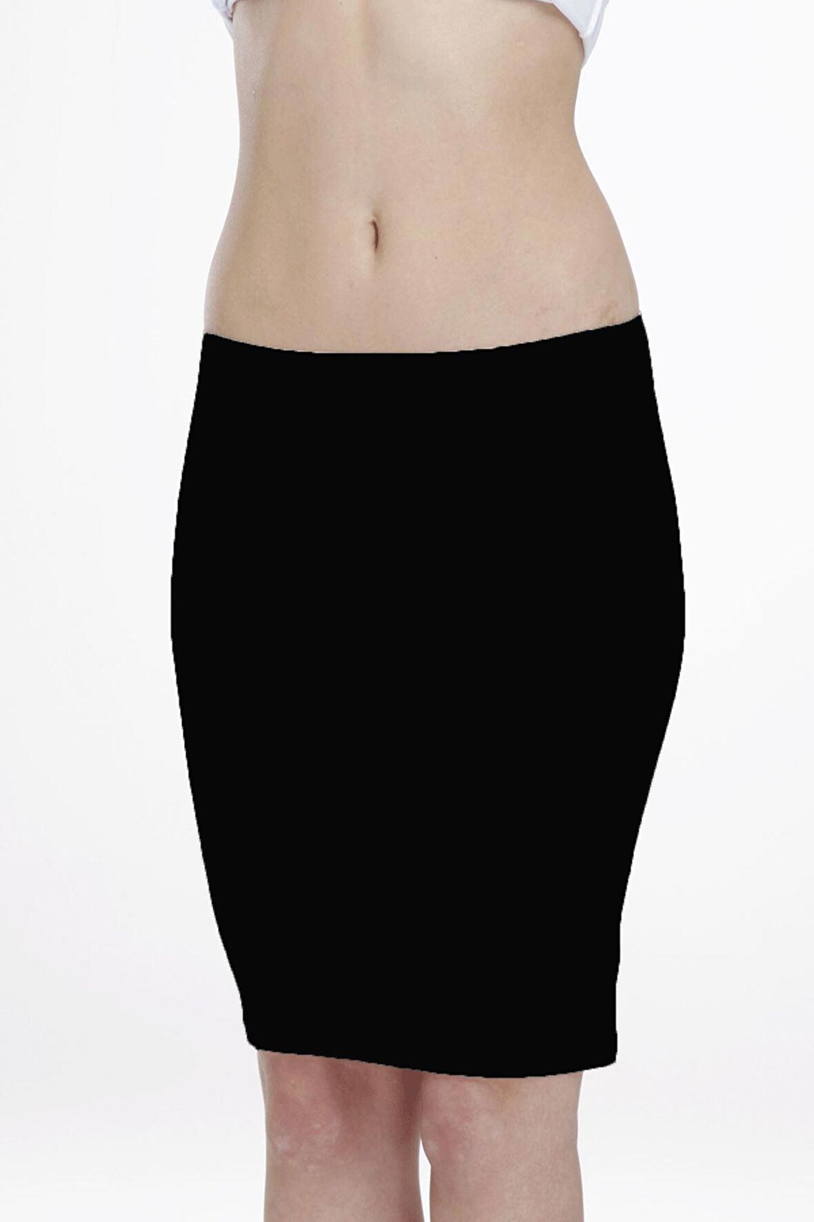 Kadın Modal Uzun Geniş Jupon 1059