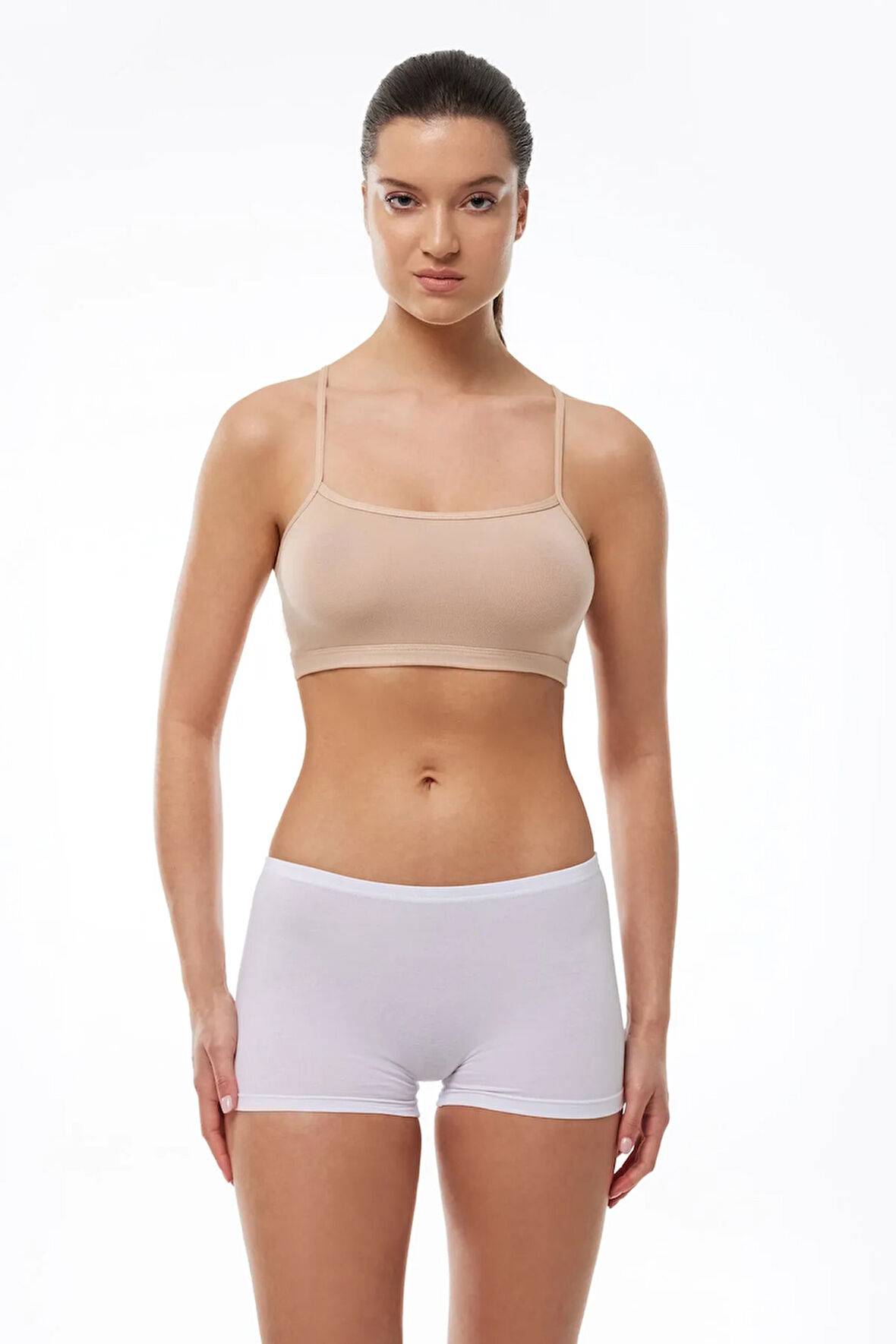 Kadın Siyah 2 Li Paket Modal Boxer 109