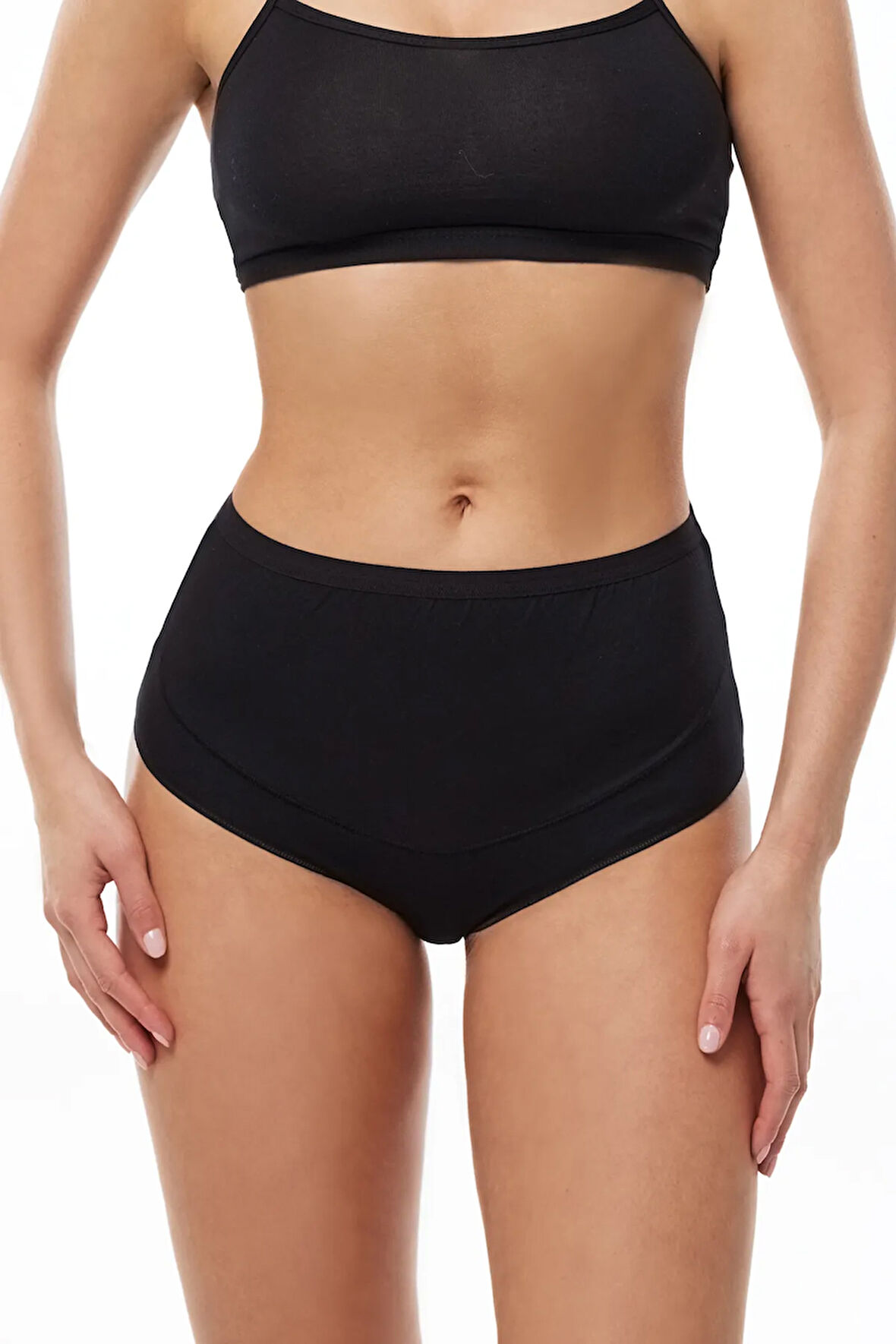 Kadın Ekru 2 li Paket Modal Toparlayıcı Hamile Külodu 198