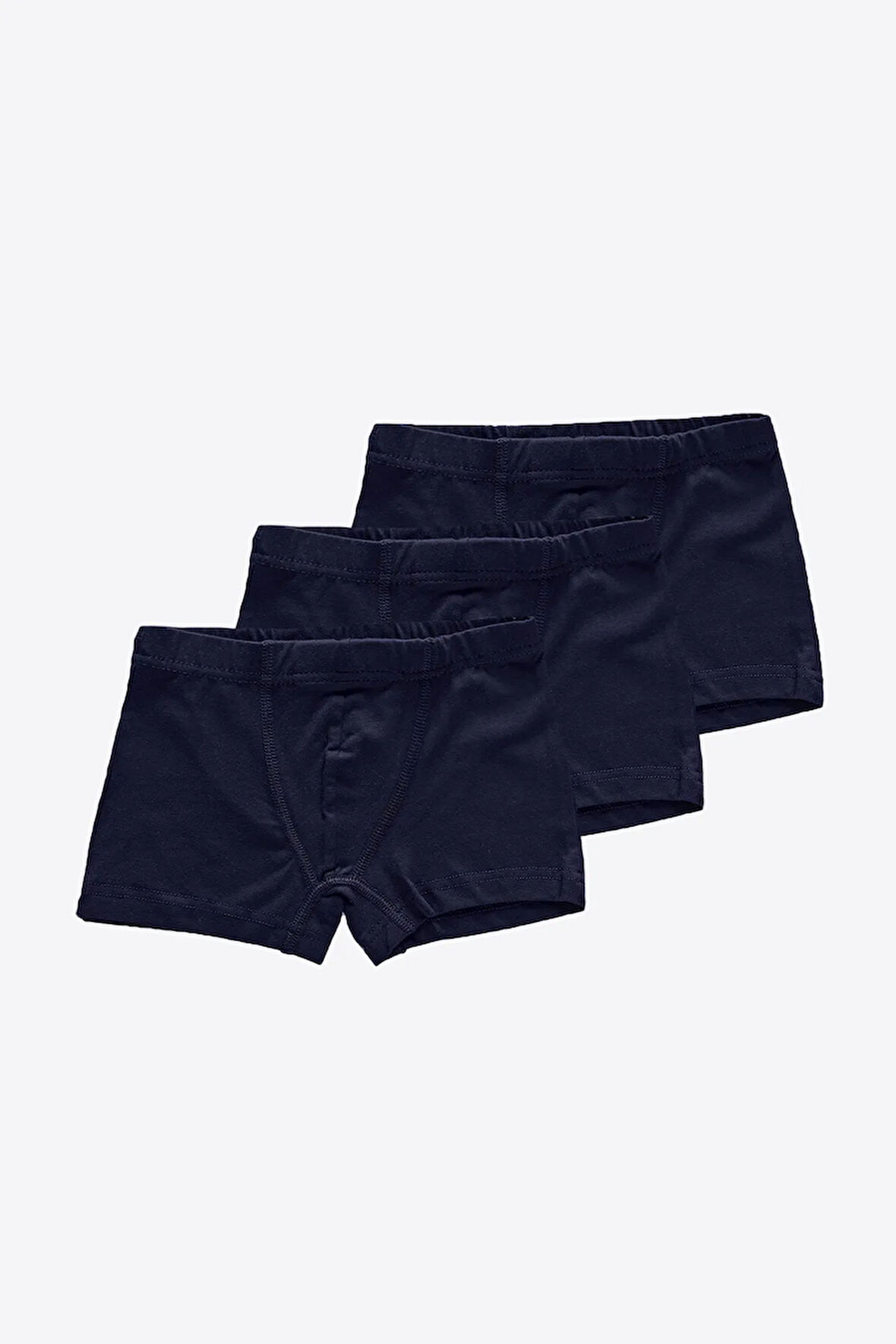 Erkek Çocuk Füme 3 Lü Paket Pamuk Elastan Boxer 209