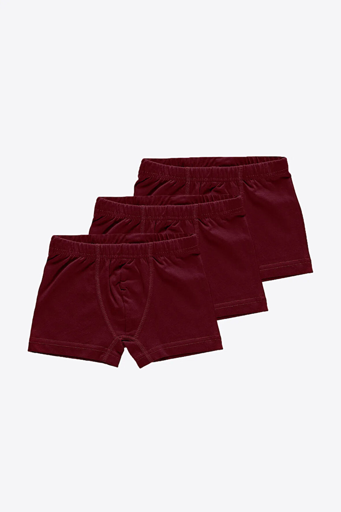Erkek Çocuk Füme 3 Lü Paket Pamuk Elastan Boxer 209