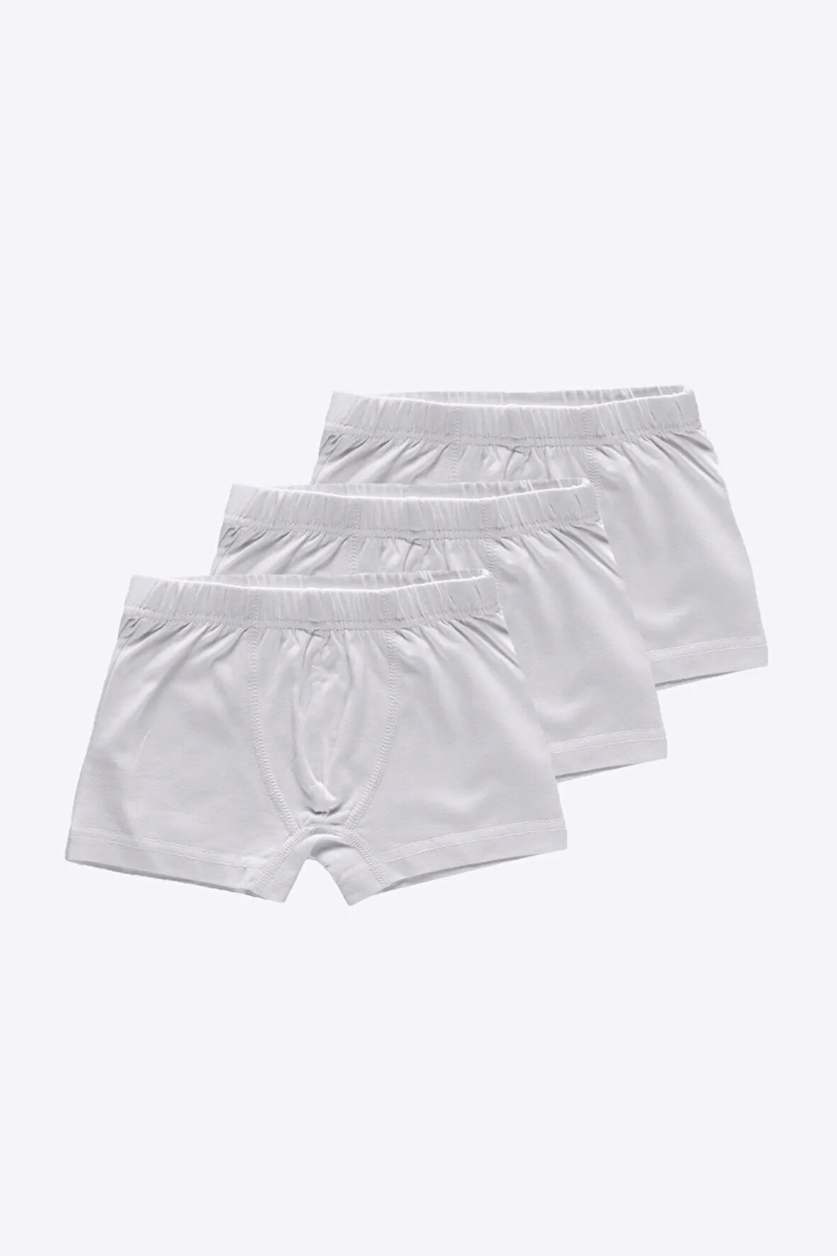 Erkek Çocuk Füme 3 Lü Paket Pamuk Elastan Boxer 209