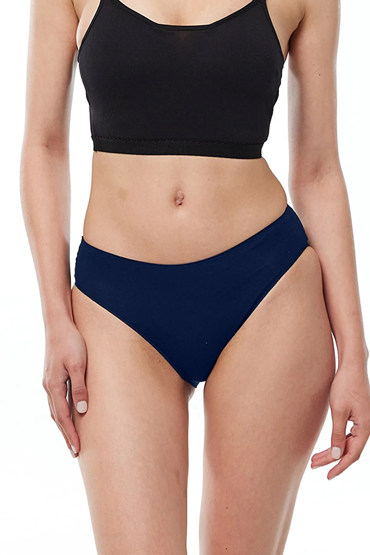 Kadın Bordo 2 Li Paket Modal Dar Kalıp Ara Bel Slip Külot 187