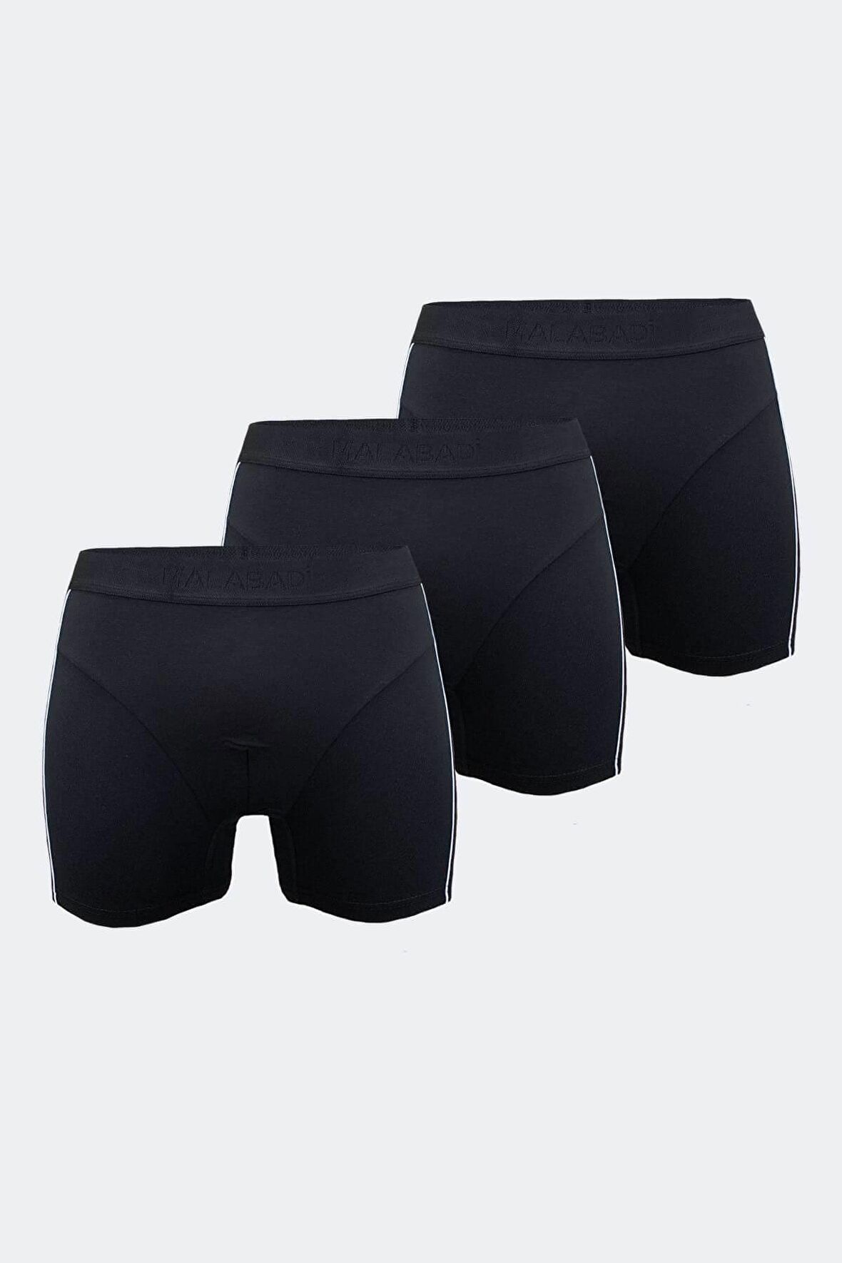 Malabadi 017 3'lü Paket Erkek Biyeli Modal Boxer