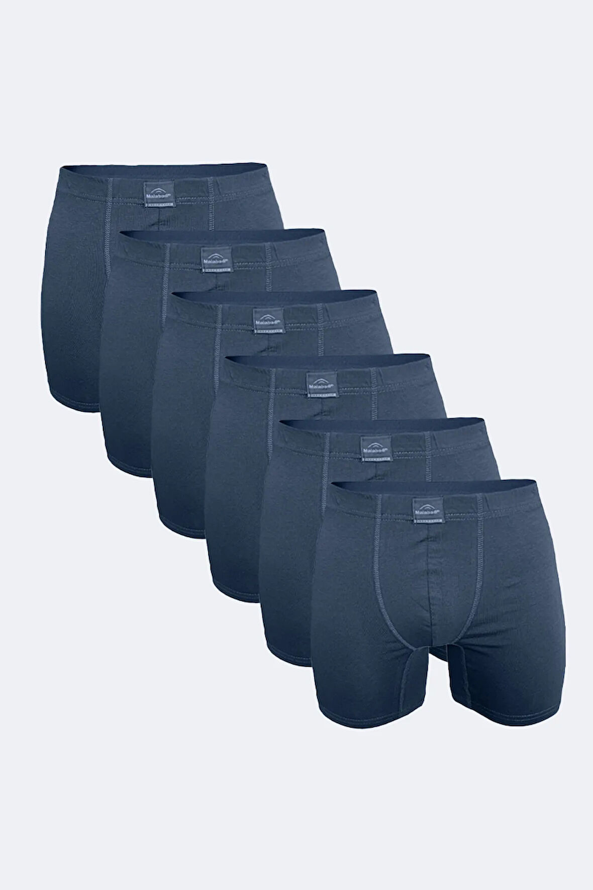 Erkek Desenli 6 lı Pamuk Elastan Uzun Boxer 073