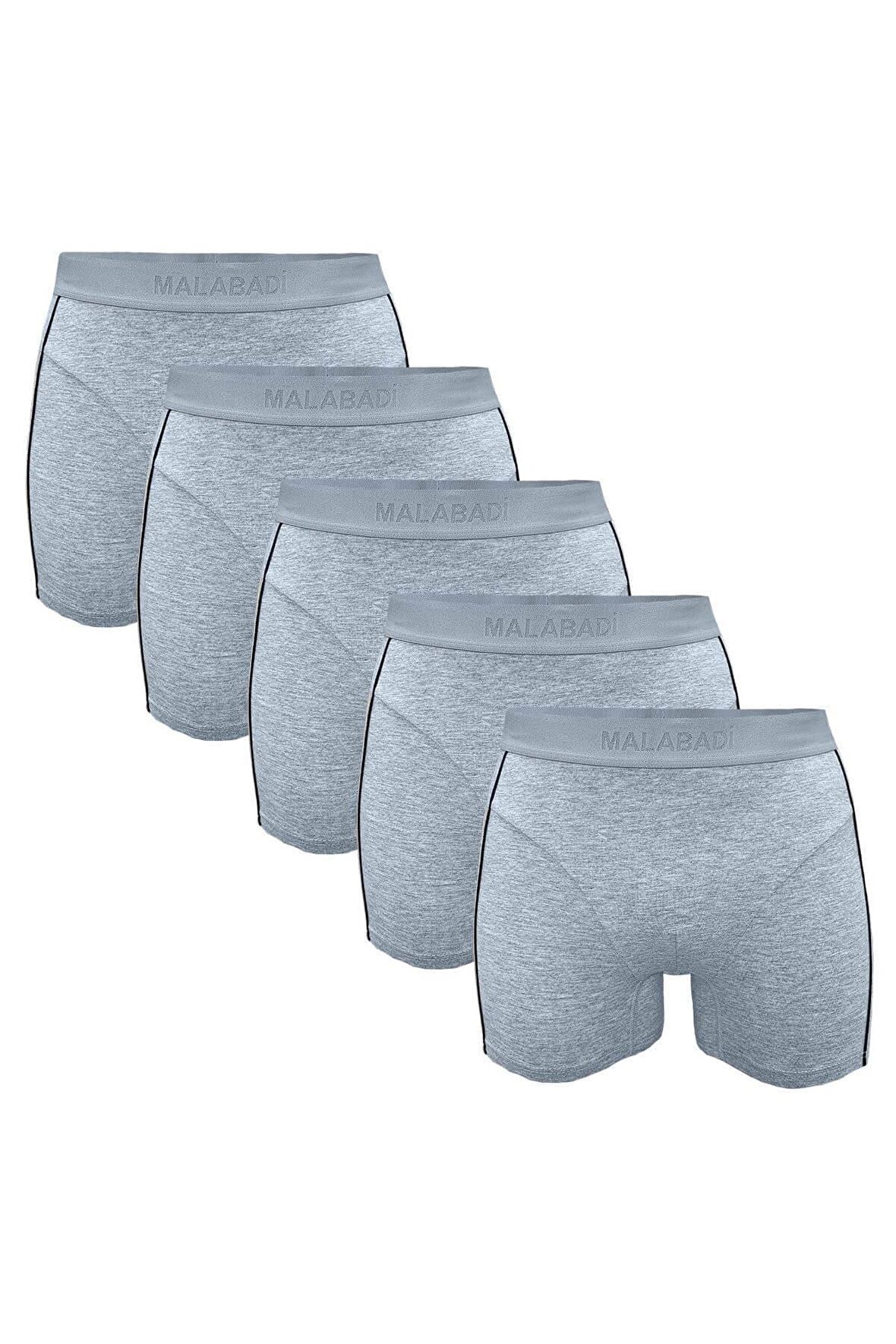 Malabadi 017 5'li Paket Erkek Biyeli Modal Boxer