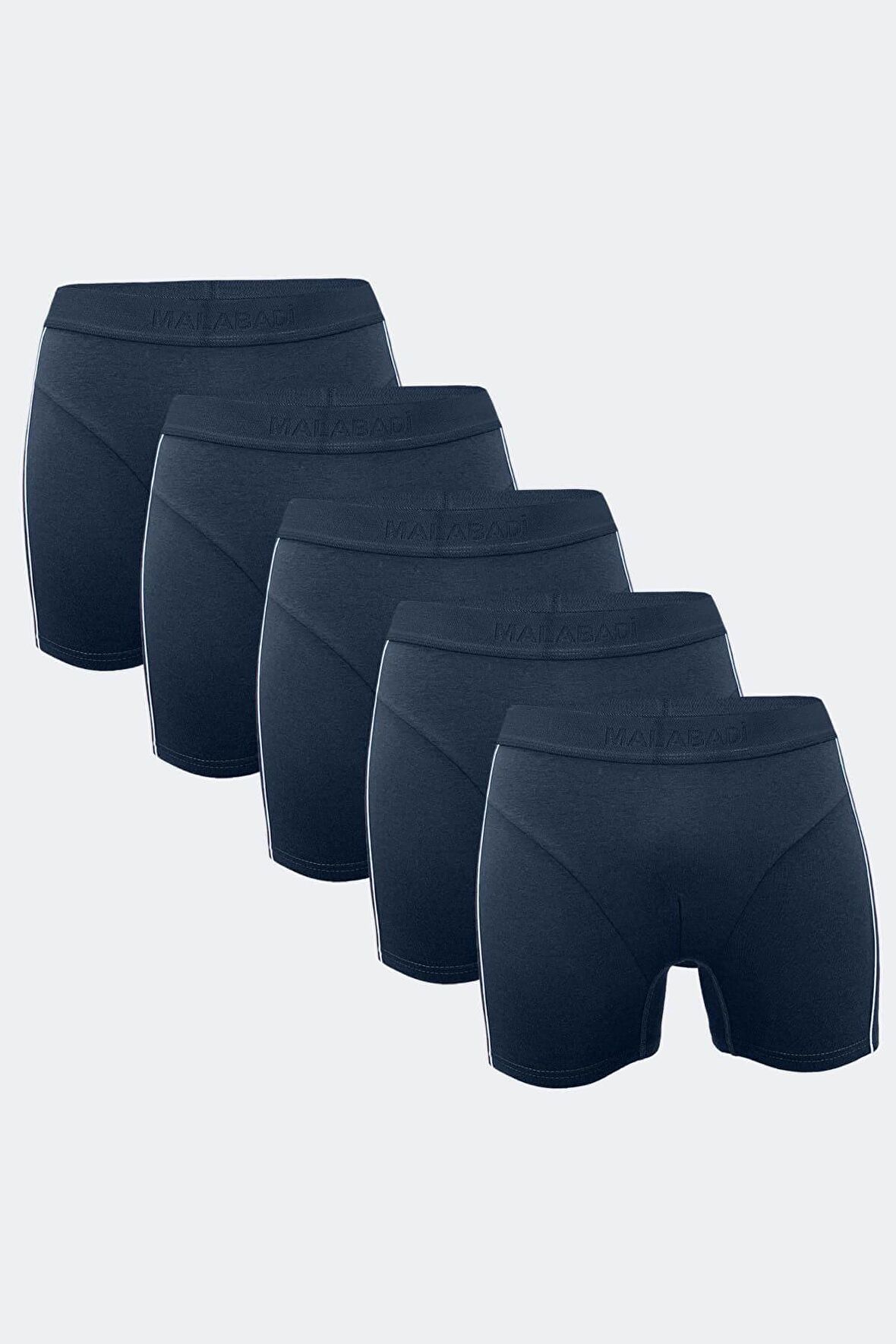 Malabadi 017 5'li Paket Erkek Biyeli Modal Boxer