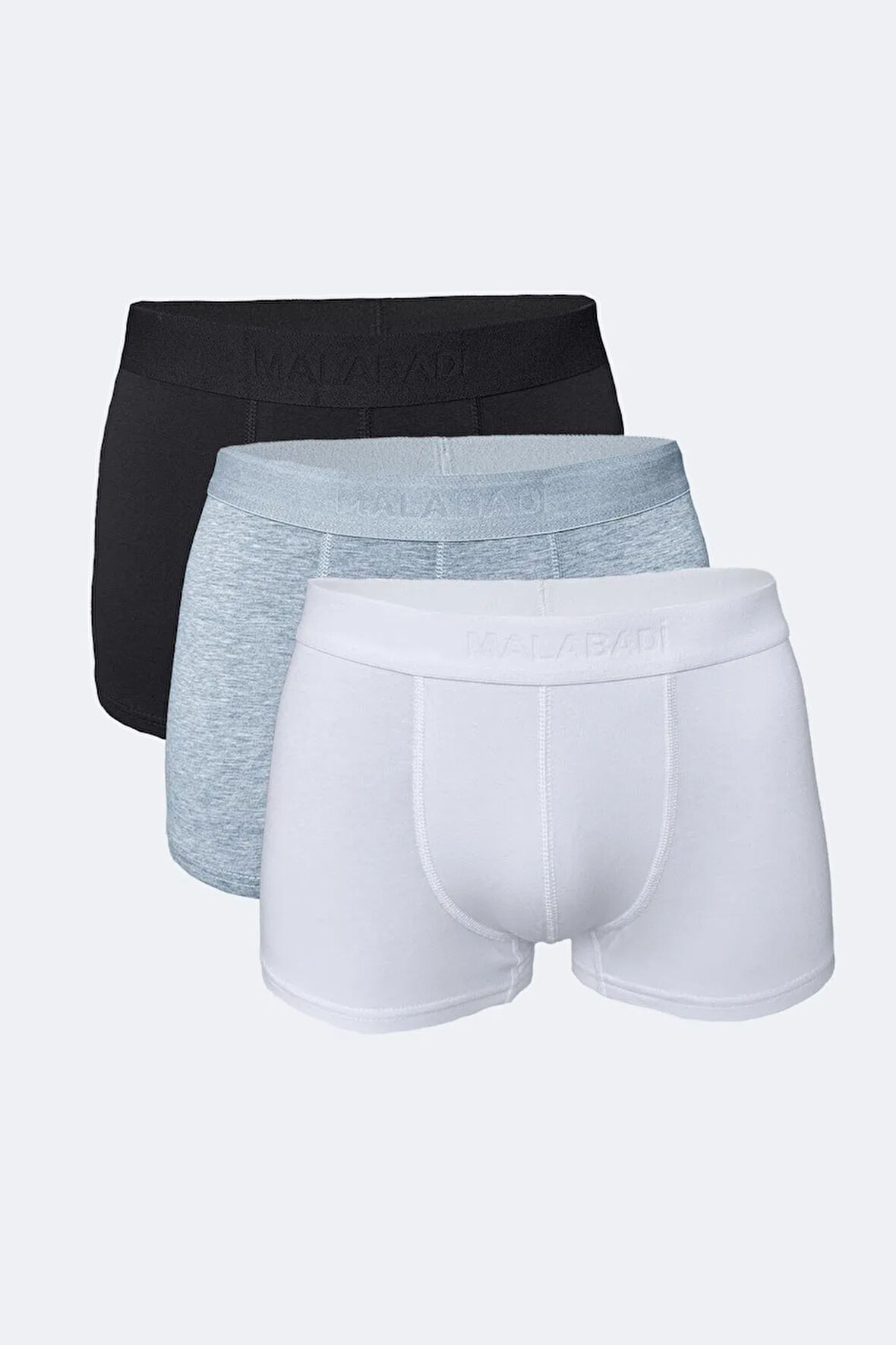 Erkek Siyah 3 Lü Paket Modal Kısa Boxer 011