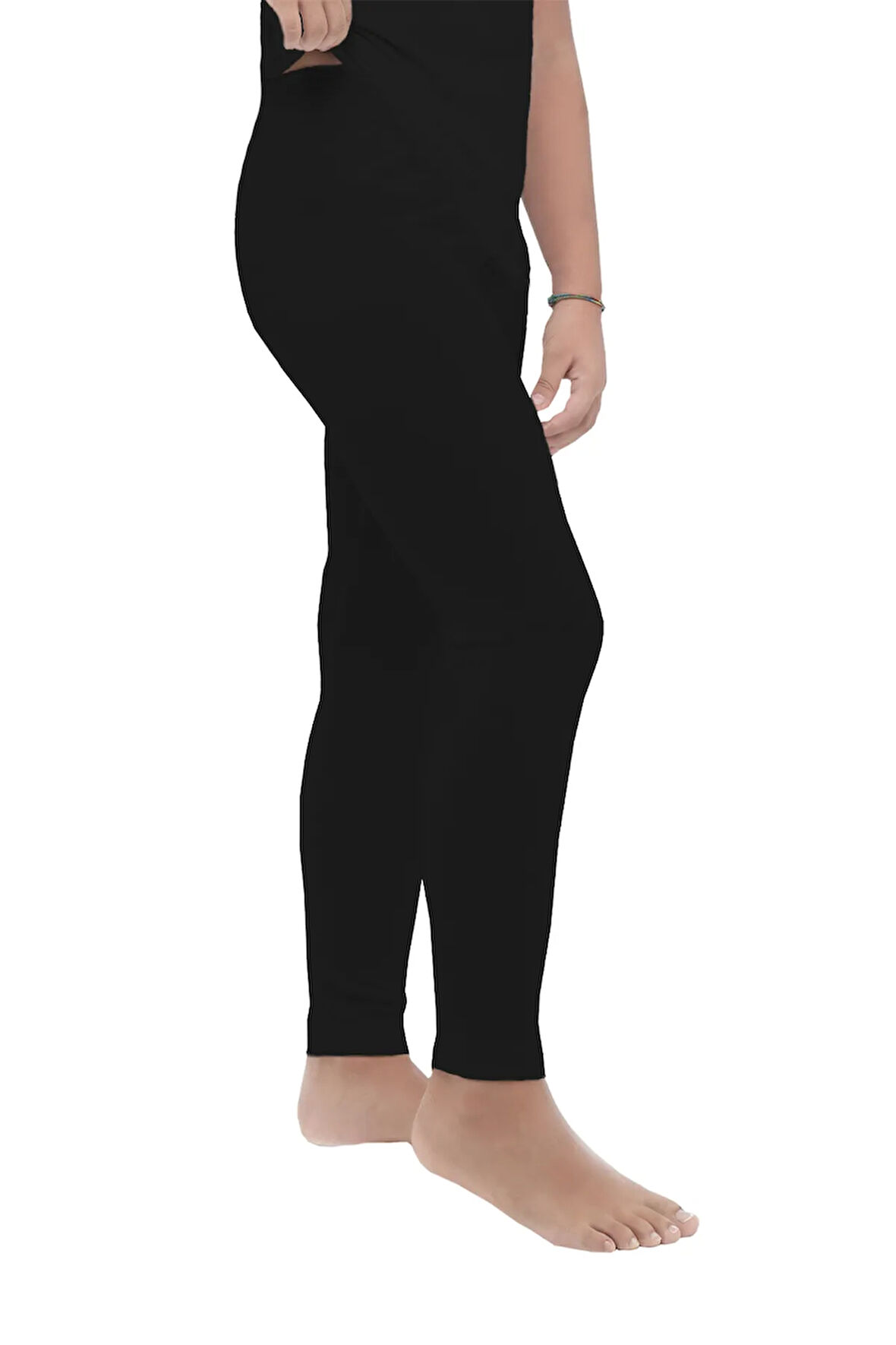 Kız Çocuk Siyah Ekonomik Termal Tayt 361