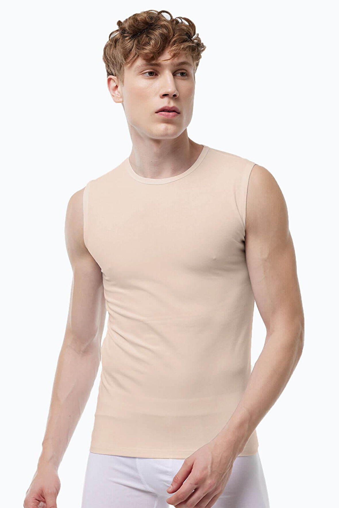 Malabadi 007 Erkek Sıfır Yaka İz Yapmayan Modal Kolsuz Lycralı Atlet